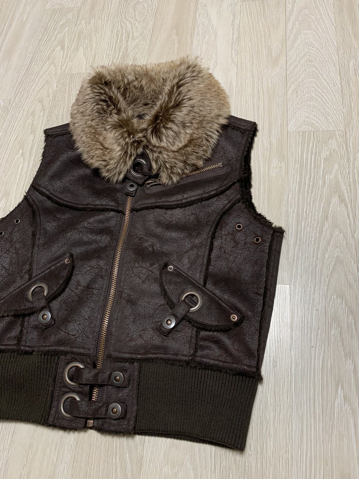 Japanese Brand × Vintage Vintage faux fur vests Size M / US 6-8 / IT 42-44 - 3 Thumbnail