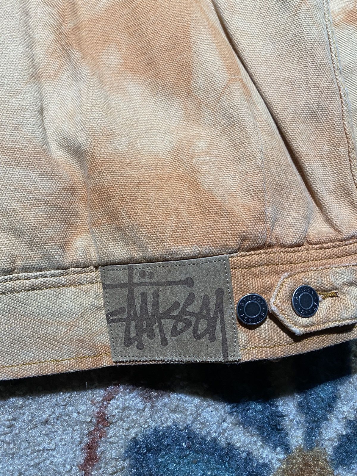 Stussy Stussy Shearling Dyed Trucker Jacket 'Brown' Size US M / EU 48-50 / 2 - 6 Thumbnail
