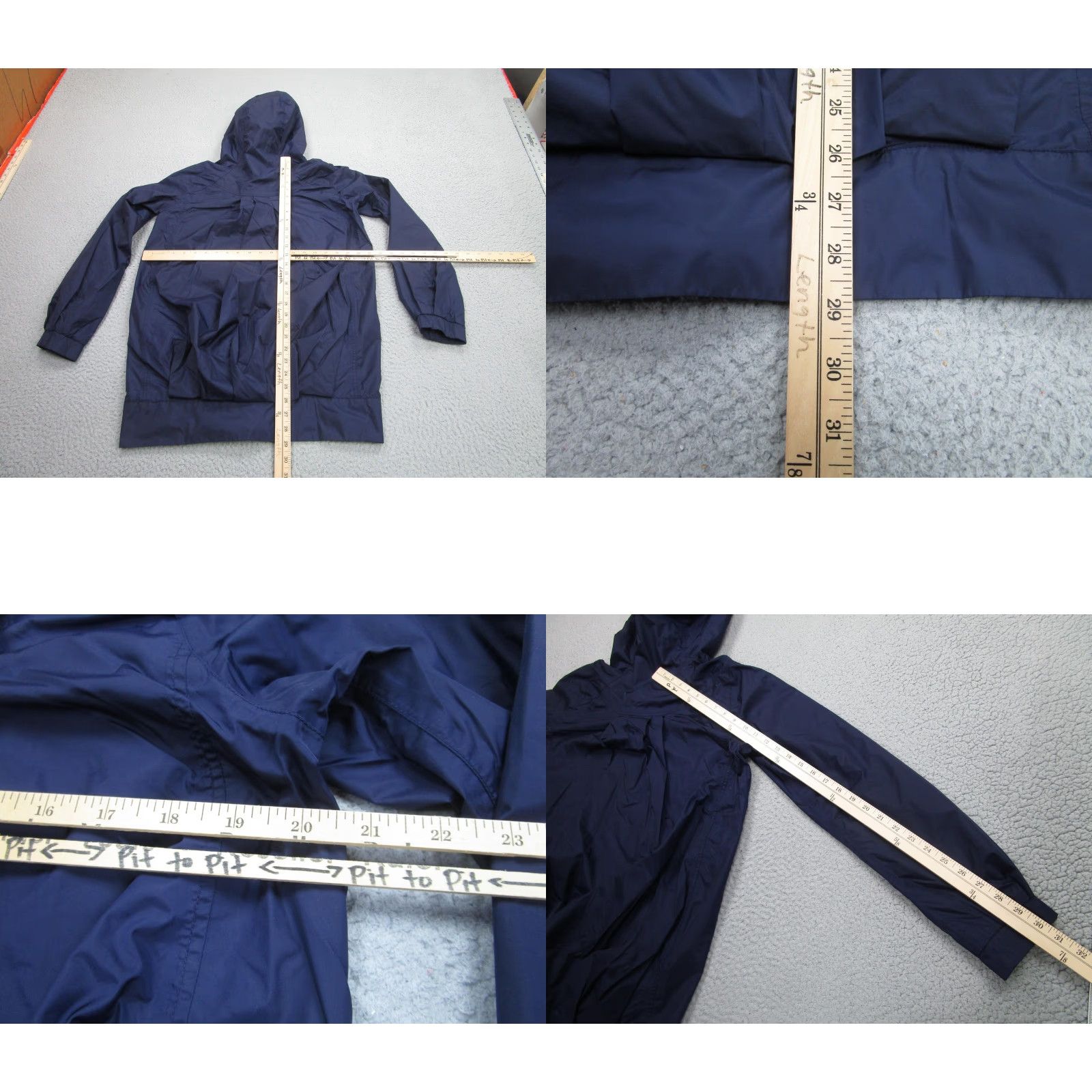 Lululemon Lululemon Jacket Womens 4 Blue Hooded Windbreaker Full Zip Lightweight Lined Size S / US 4 / IT 40 - 9 Thumbnail