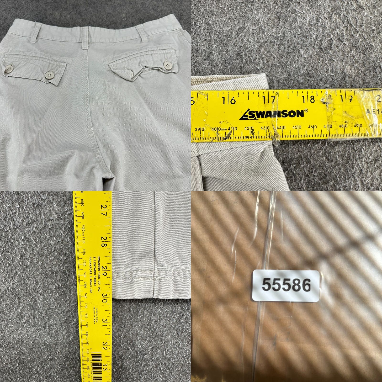 Vintage VINTAGE Arizona Jeans Pants Mens 34x32 Beige Cargo Relaxed Straight Baggy Skater Y2K Pant Mens Regular Beige Cargo Size US 34 / EU 50 - 8 Thumbnail