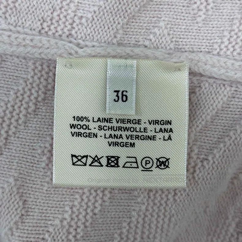 Hermes Hermes Pink Wool H Logo Embossed Knit Top Size XS / US 0-2 / IT 36-38 - 5 Thumbnail