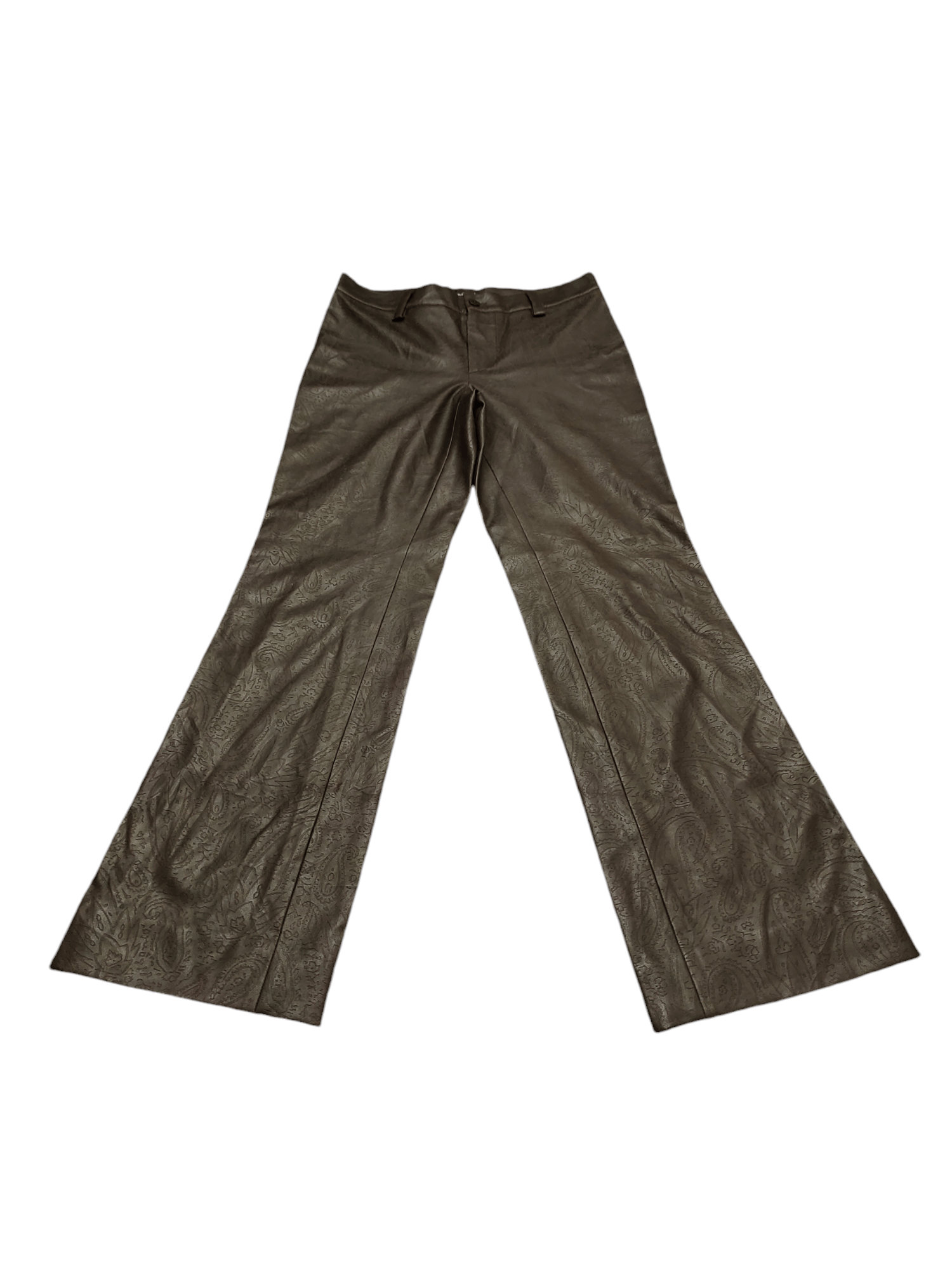 agnes b. Flare Pants Agnes B Paris Paisley Bootcut 90s Size US 29 - 3 Thumbnail