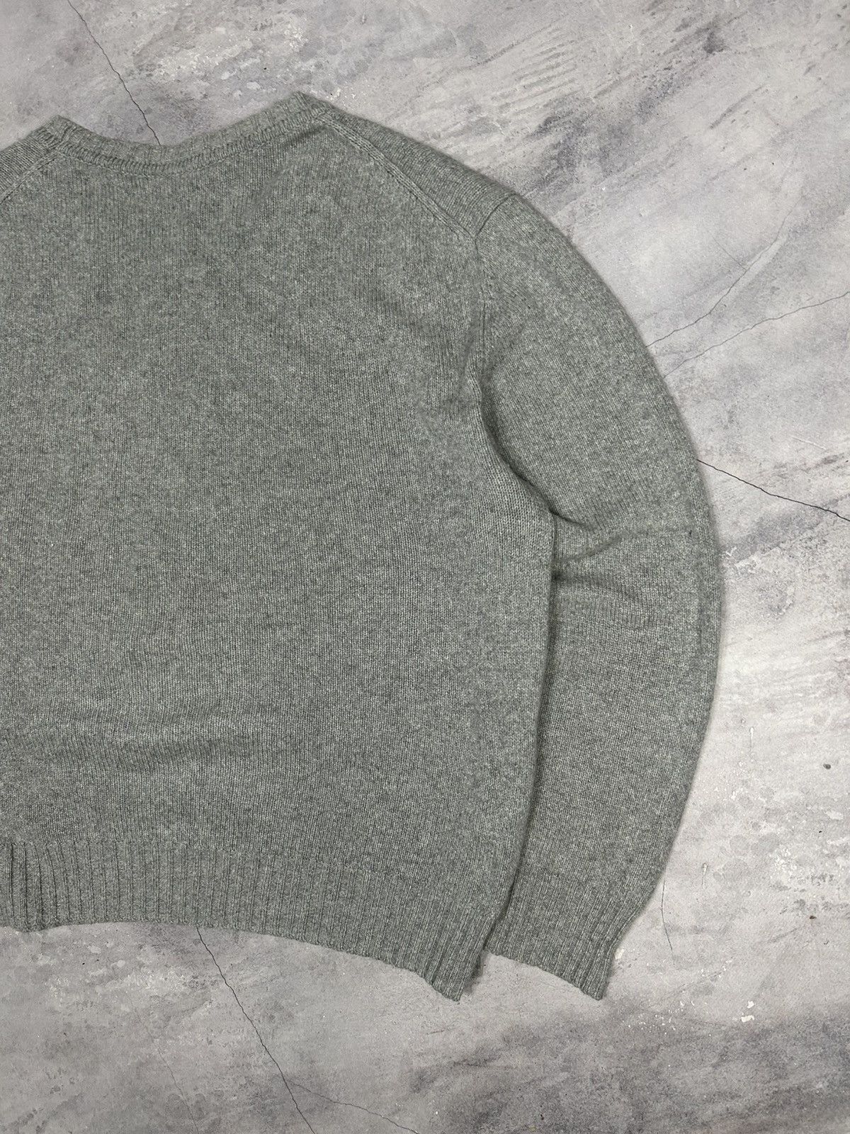 AMI AMI Grey Sweater Merino Cashmere Knit Size US L / EU 52-54 / 3 - 8 Thumbnail