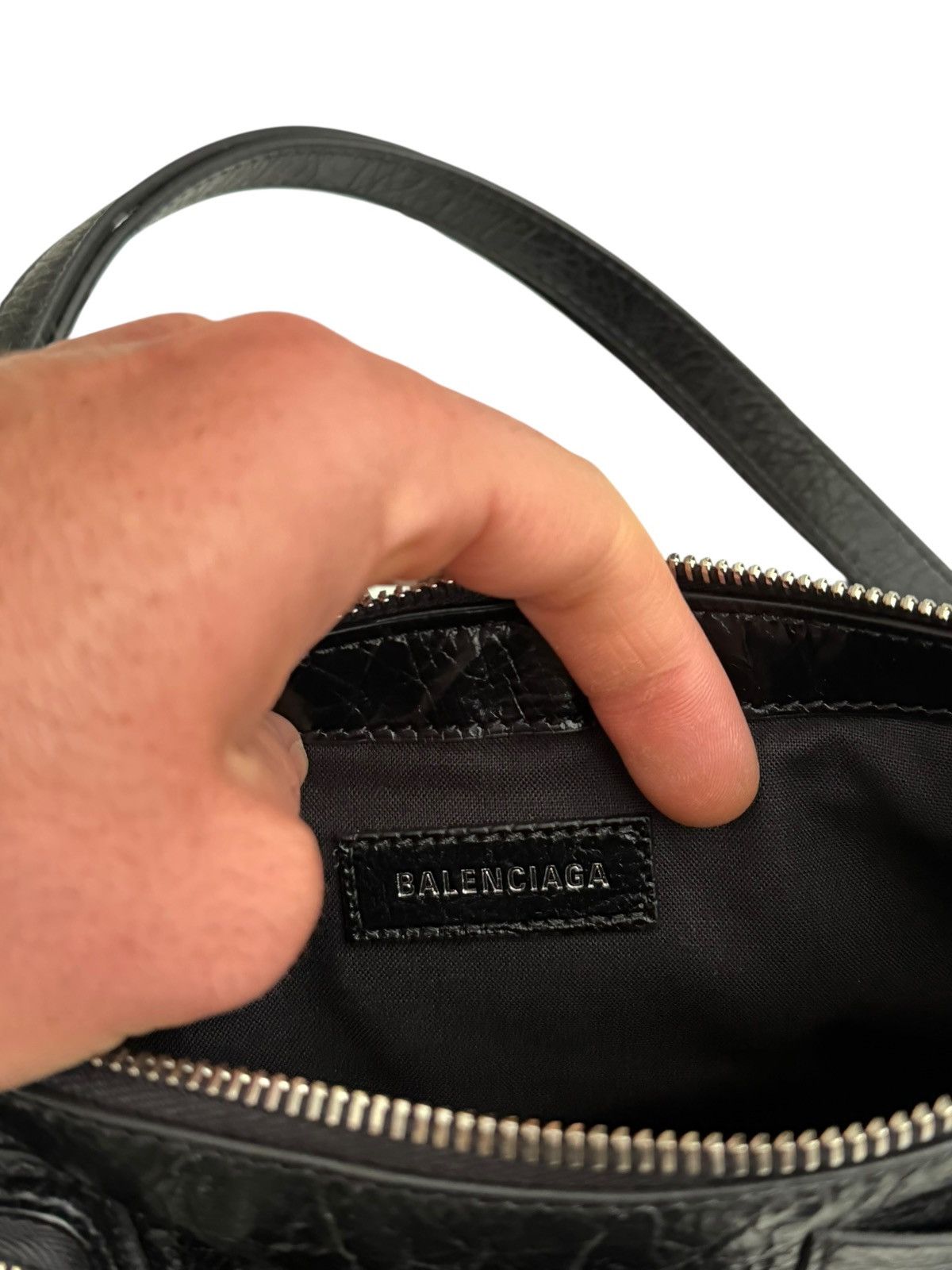 Balenciaga Superbusy Mini XS Black Hobo Bag Size ONE SIZE - 7 Thumbnail