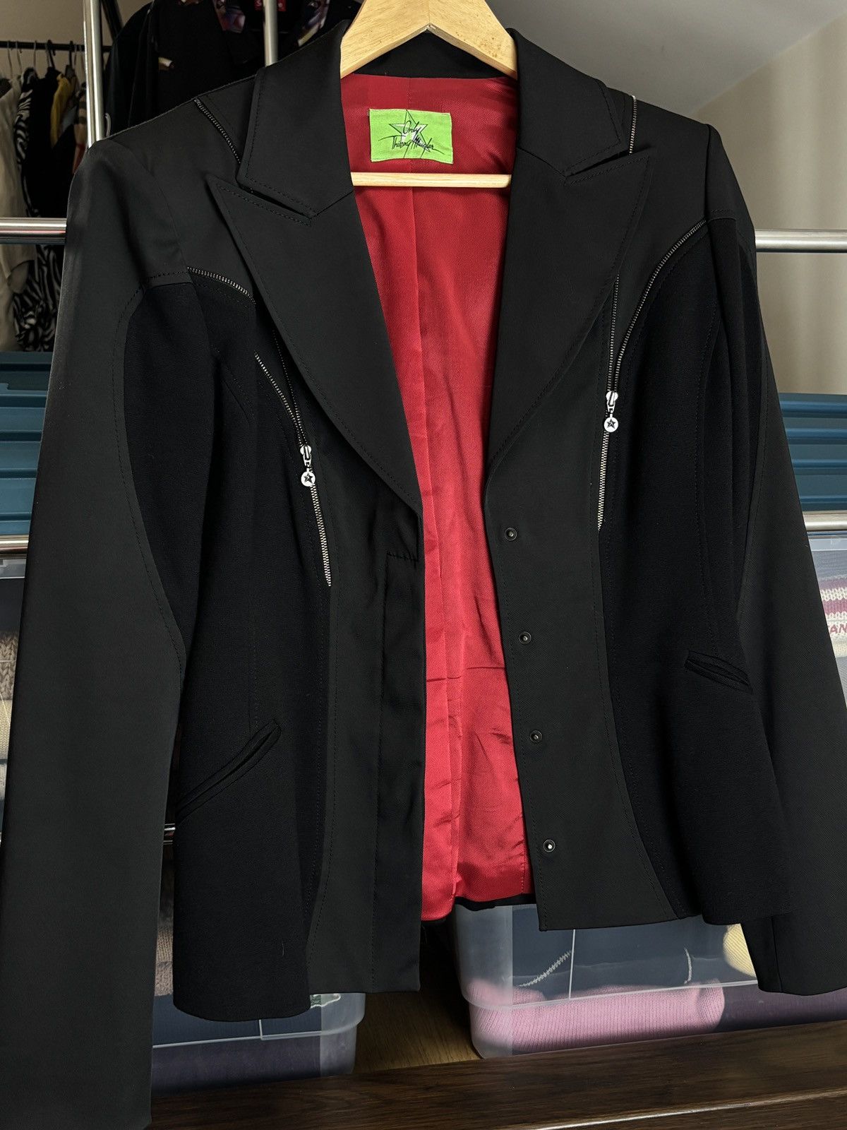 Thierry Mugler Thierry Mugler Vintage Avant Garde Blazer Jacket 80s 90s Size XL / US 12-14 / IT 48-50 - 4 Thumbnail
