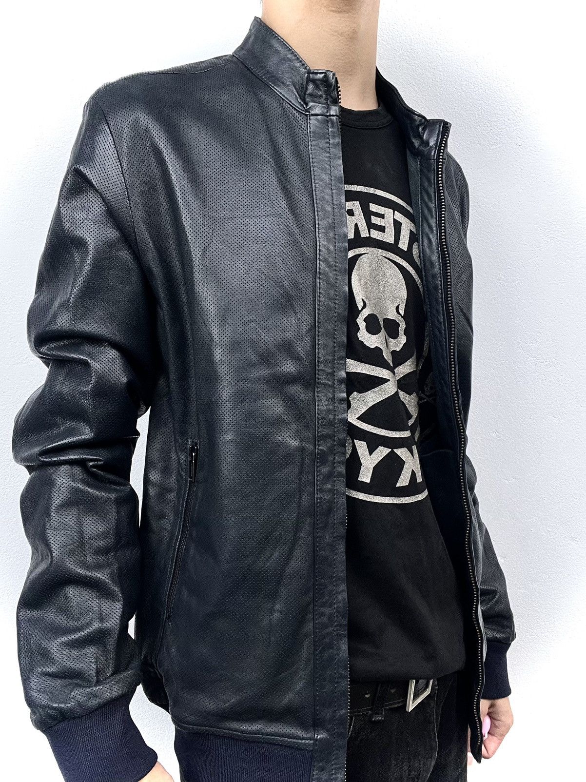 Dirk Bikkembergs 2000s Dirk Bikkembergs Leather Jacket Size US L / EU 52-54 / 3 - 1 Thumbnail