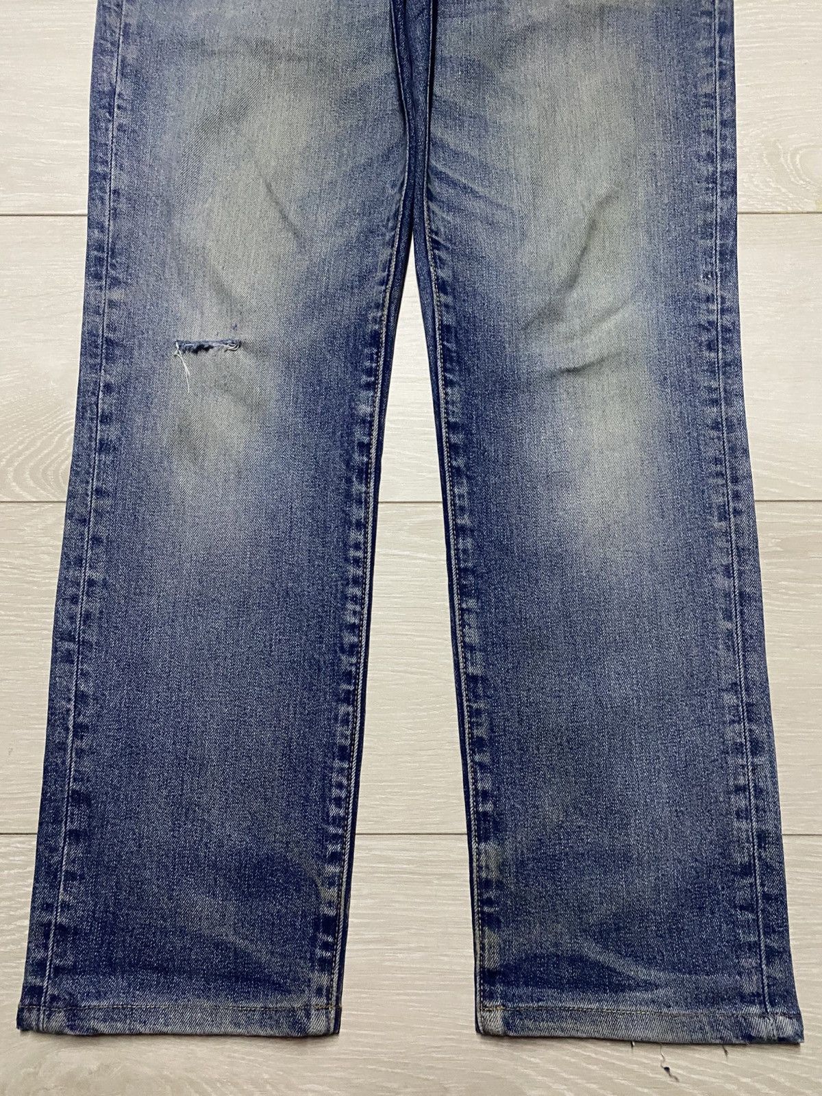 Levi's Vintage Levis 511 Big E Blue Wash Slim Fit Jeans Size US 30 / EU 46 - 5 Thumbnail