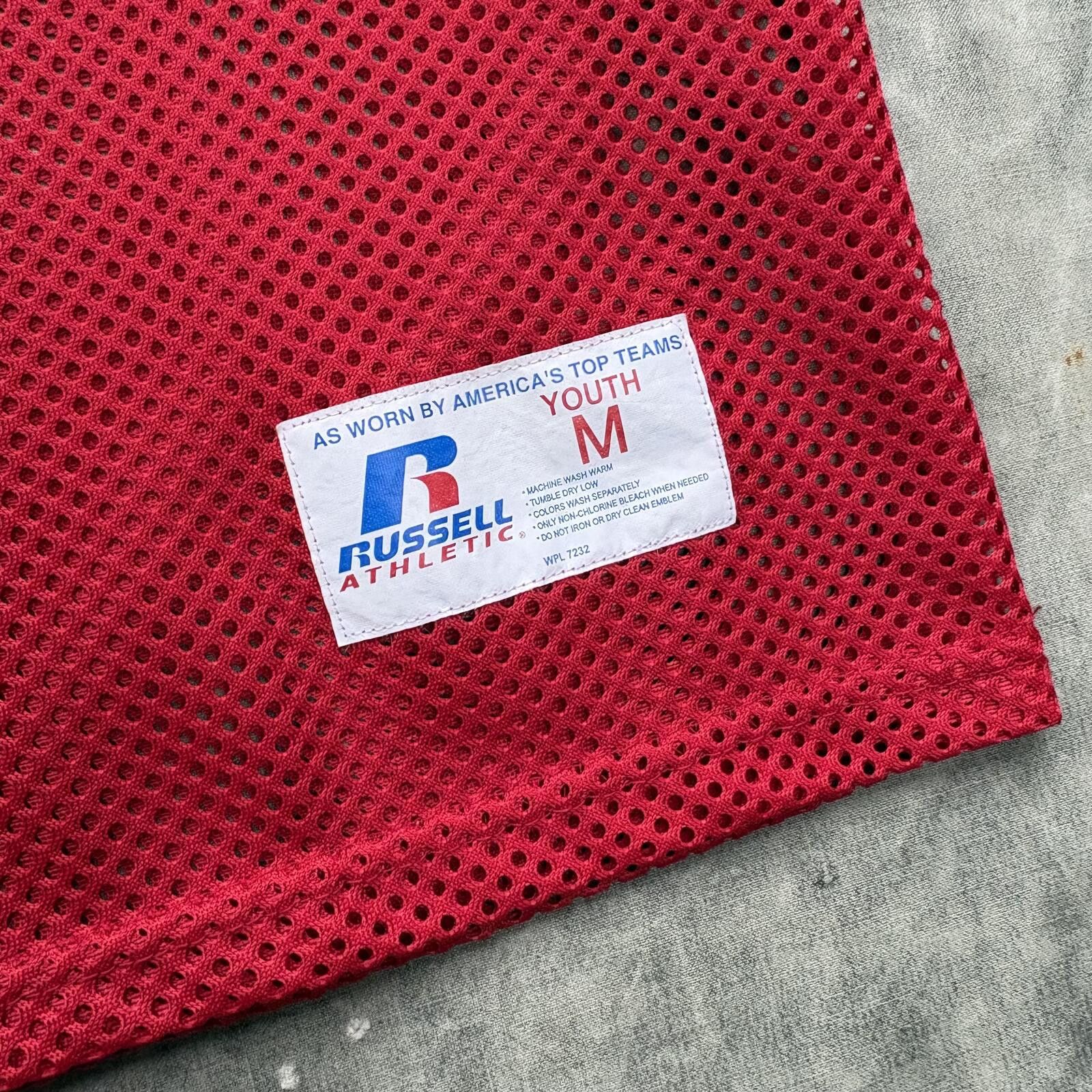 Russell Athletic Vintage Y2K Russell Athletic Mesh Cropped Football Jersey Size S / US 4 / IT 40 - 6 Thumbnail