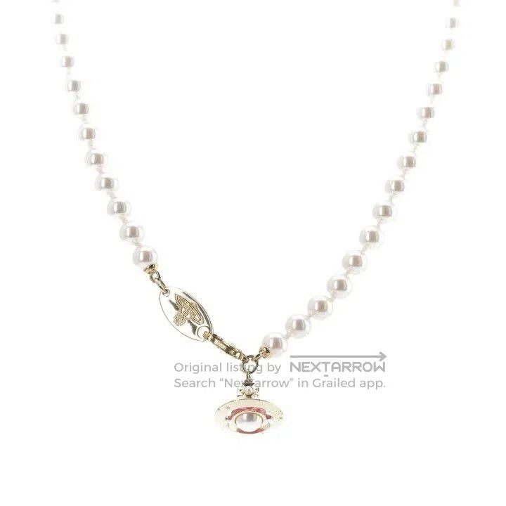 Vivienne Westwood Vivienne Westwood Simonetta Saturn Pendant Necklace 0079. Size ONE SIZE - 1 Thumbnail