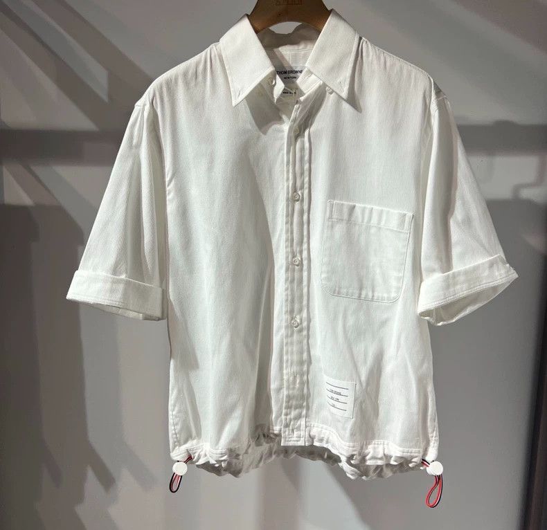 Thom Browne Thom Browne Short-sleeved shirts Size US S / EU 44-46 / 1 - 1 Thumbnail