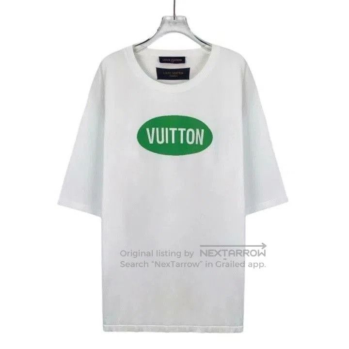 Louis Vuitton Louis Vuitton 2022 White Logo Cotton T. Size US XXL / EU 58 / 5 - 1 Thumbnail