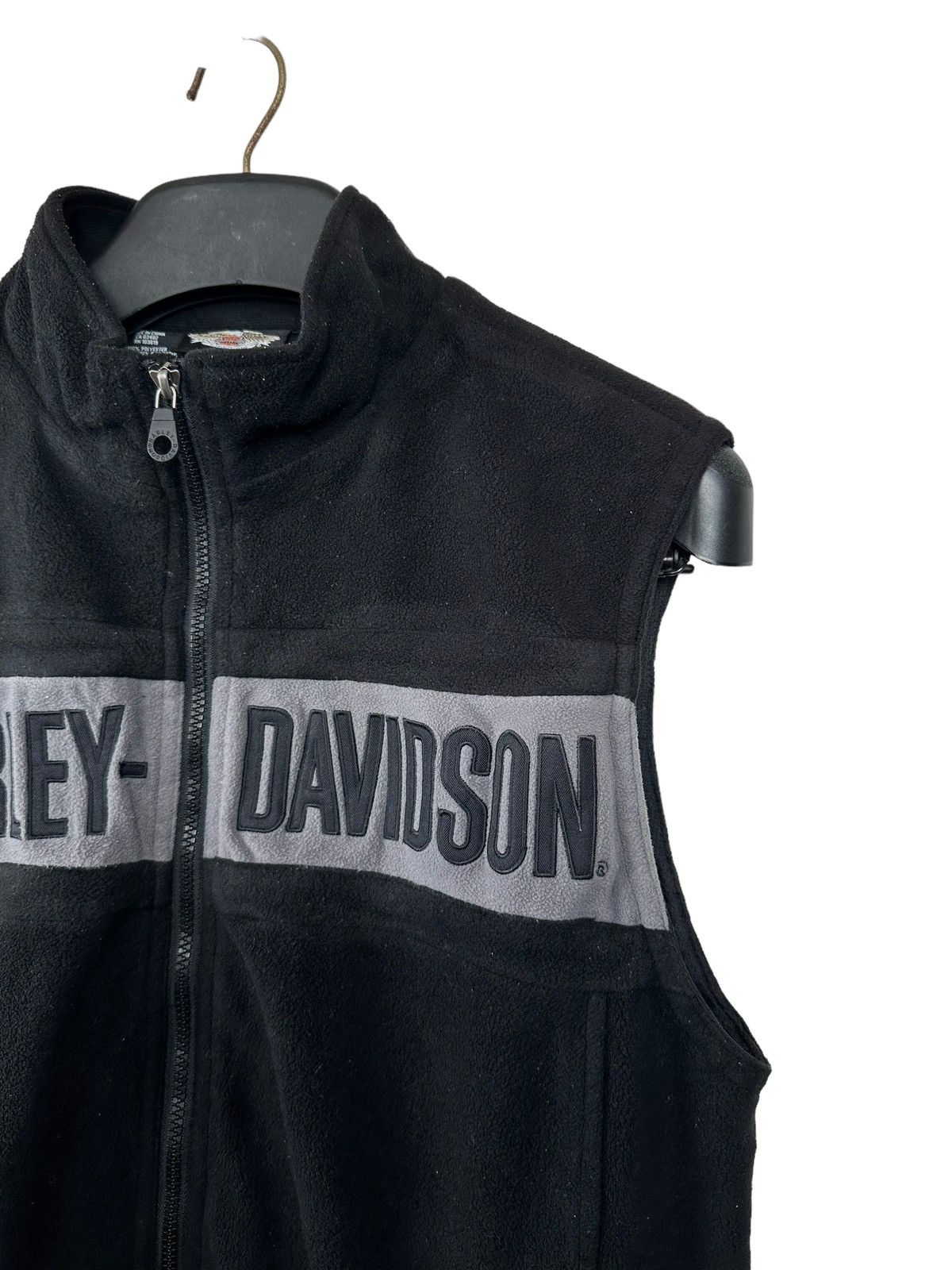 Harley Davidson × Warren Lotas Harley Davidson Fleece Sleeveless Size US L / EU 52-54 / 3 - 12 Thumbnail