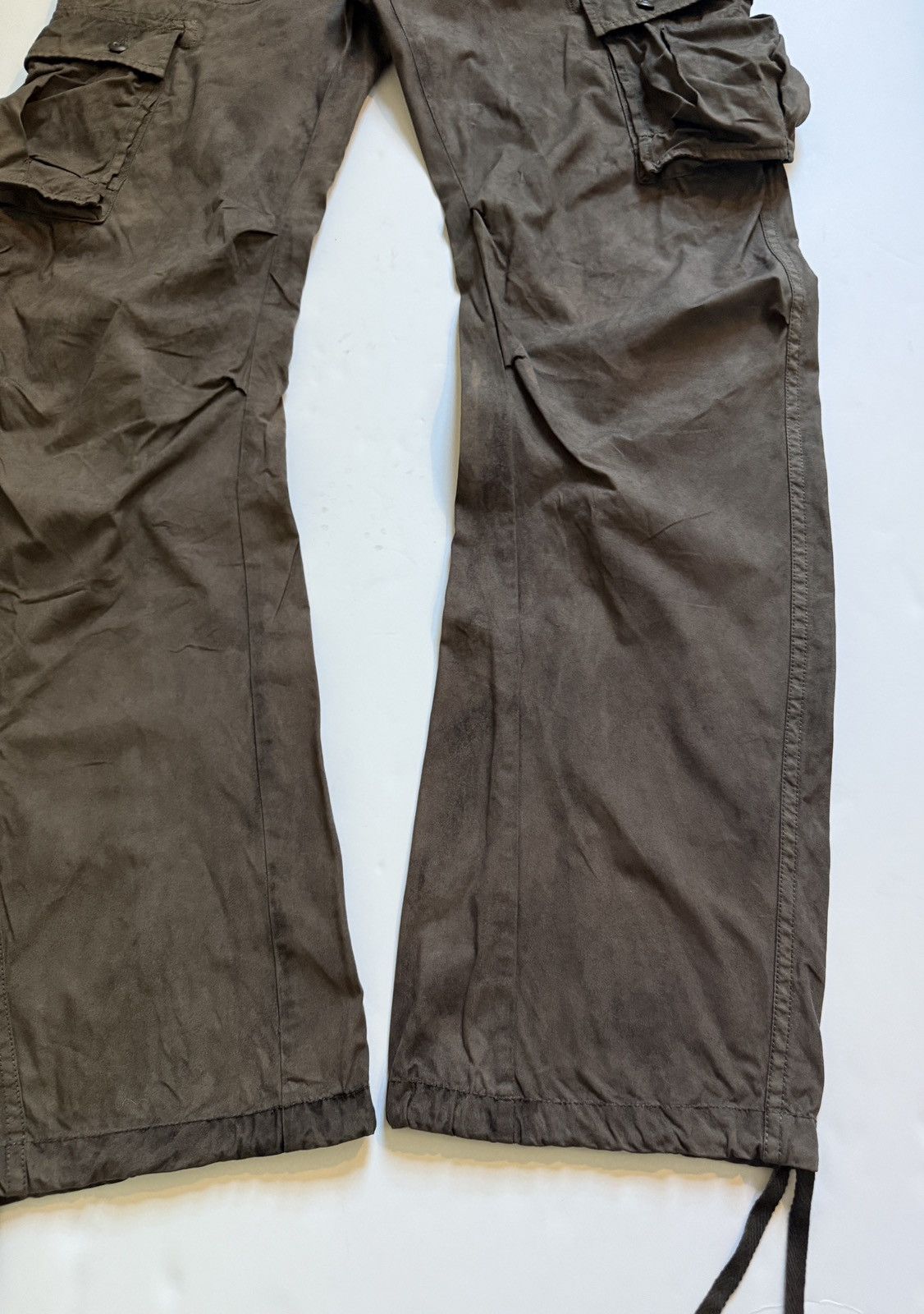 Katharine Hamnett London Katharine Hamnett overdyed flared cargo pant Size US 33 - 7 Thumbnail