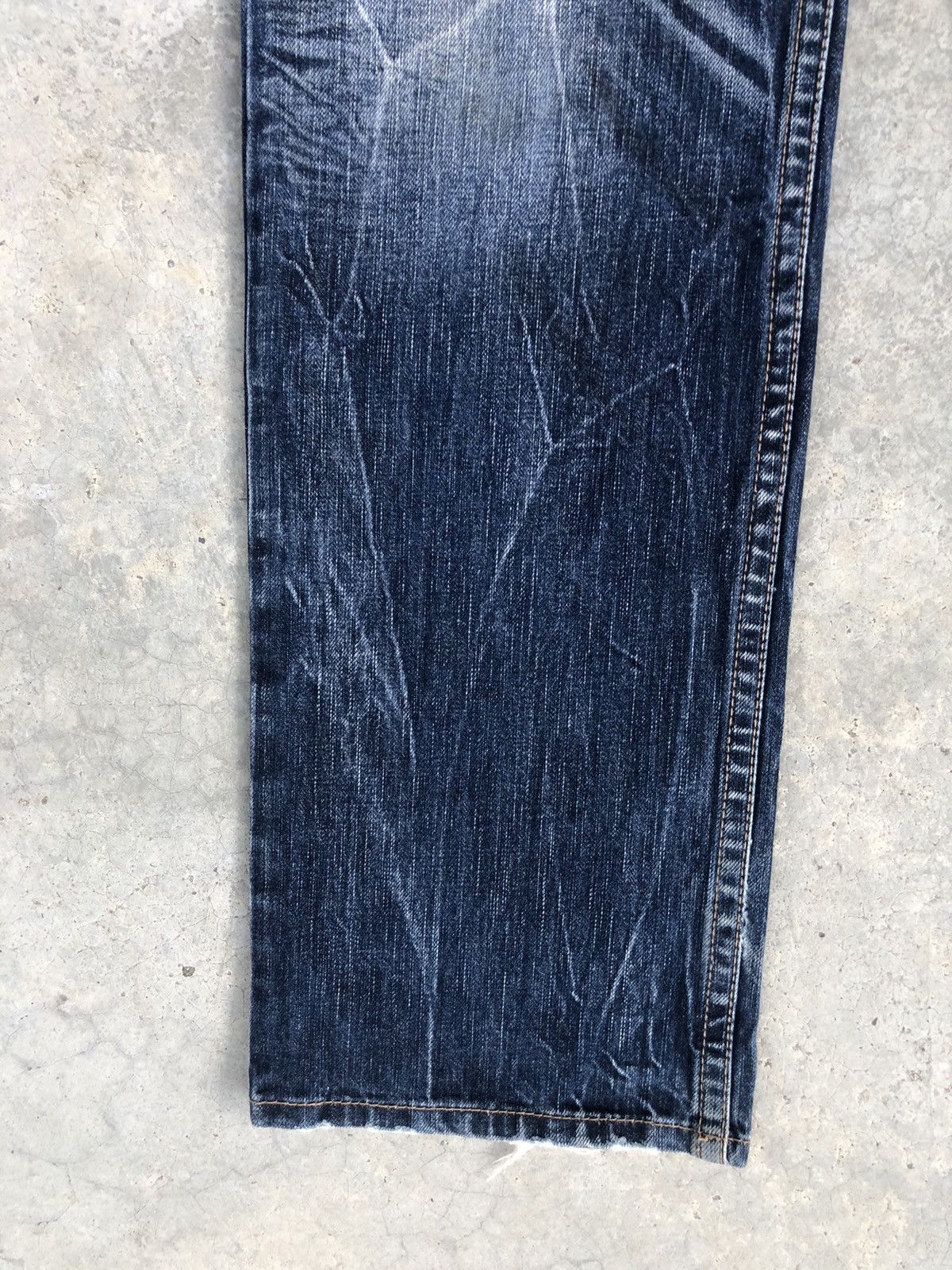 Japanese Brand Japanese Skulls Embroidered Jeans Distressed Jeans Patchwork Size US 37 - 7 Thumbnail
