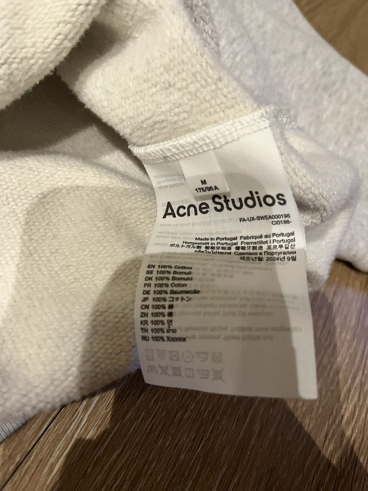 Acne Studios Acne Studios Patch Face Crewneck Sweatshirt Size US M / EU 48-50 / 2 - 7 Thumbnail