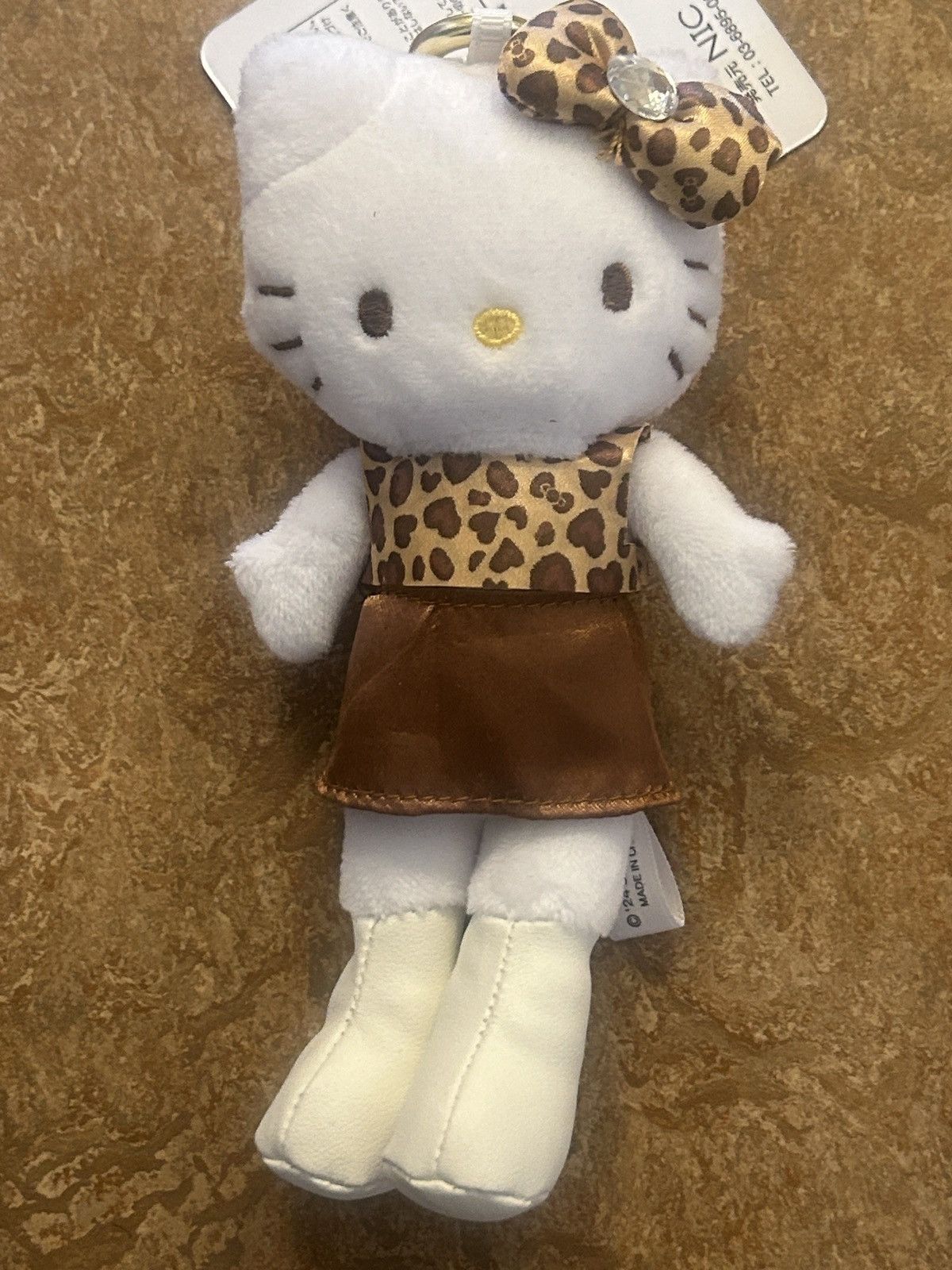 Other Sanrio Hello Kitty Long Legged Style Leopard Plush Keychain Size ONE SIZE - 3 Thumbnail