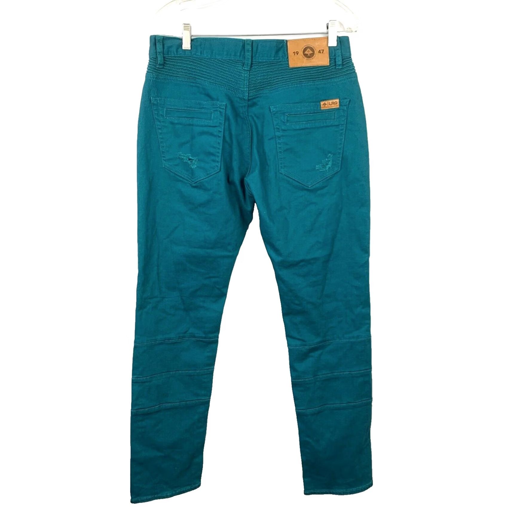 Vintage LGR Ocean Blue Teal True Tapered Jeans Size 32 Mens Regular 31in Inseam Size US 32 / EU 48 - 5 Thumbnail