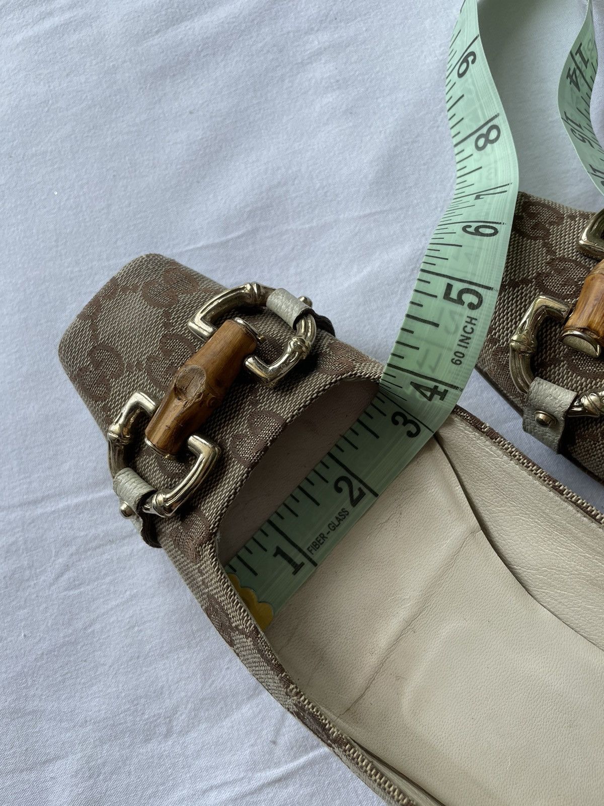 Gucci × Tom Ford × Vintage GUCCI MONOGRAM VINTAGE low-top shoes Tom Ford era , size 37C Size US 7 / IT 37 - 22 Thumbnail
