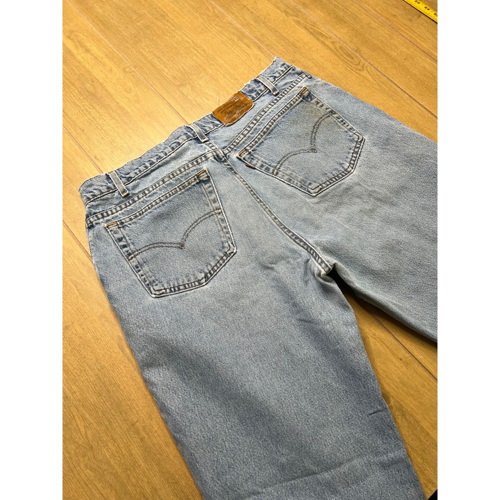 Levi's Vintage Levi’s 545 Loose Fit Jeans Distressed Light Wash 38 Size US 38 / EU 54 - 11 Thumbnail