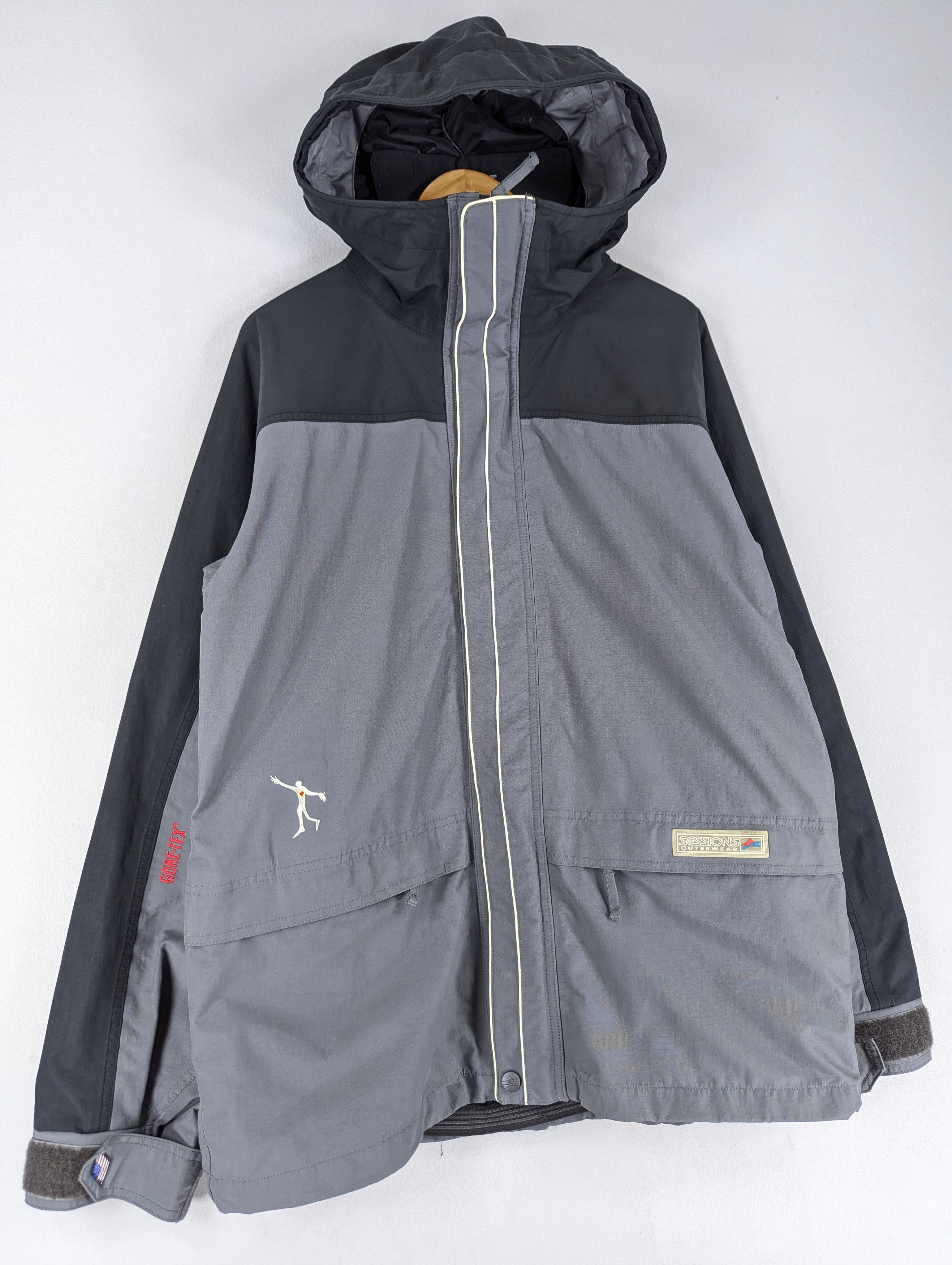 Goretex Vintage Session Outerwear Waterproof Goretex Jacket Size US L / EU 52-54 / 3 - 3 Thumbnail