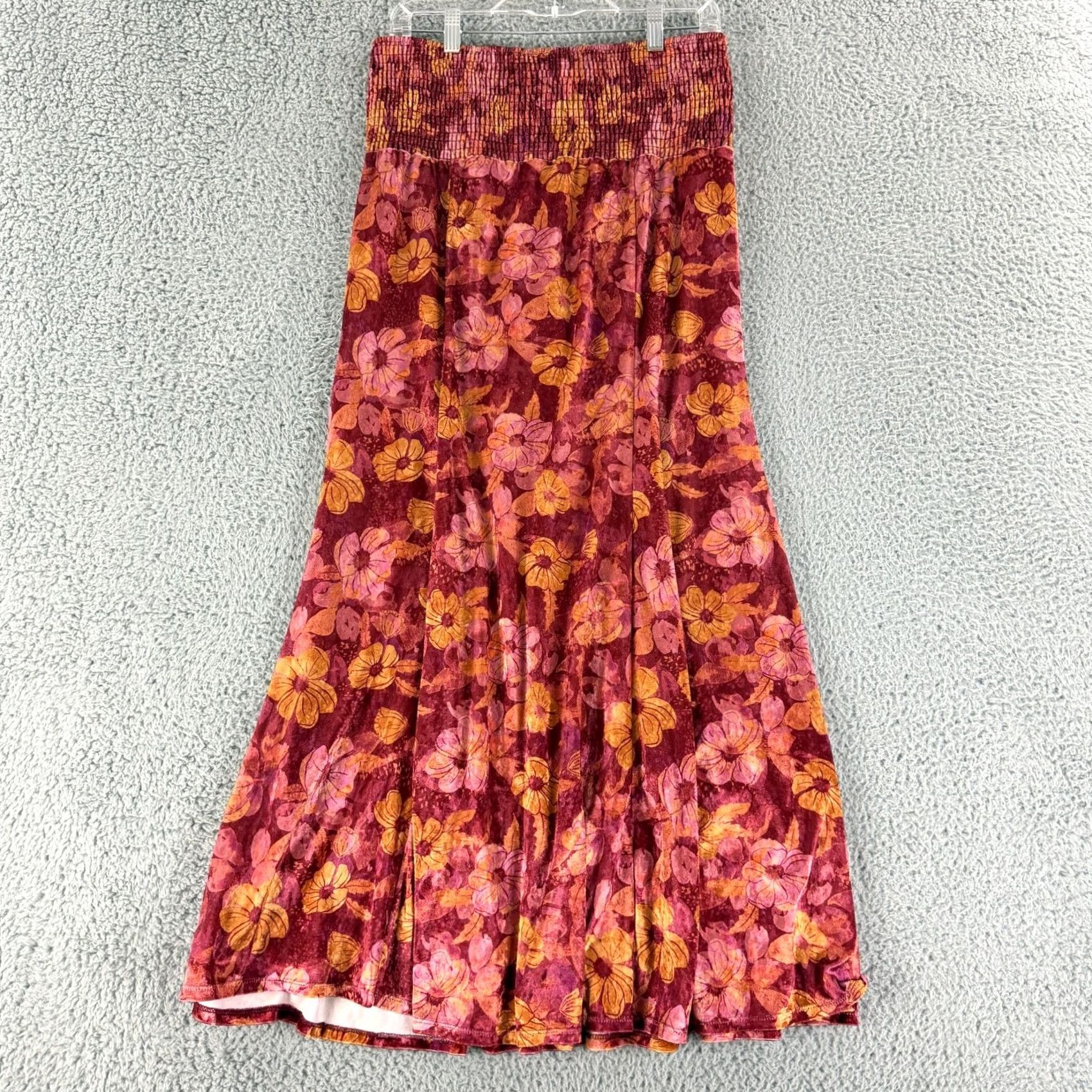 Free People Free People Carpe Diem Convertible Maxi Skirt Dress Womens Medium Red Floral Size 32" / US 10 / IT 46 - 6 Thumbnail