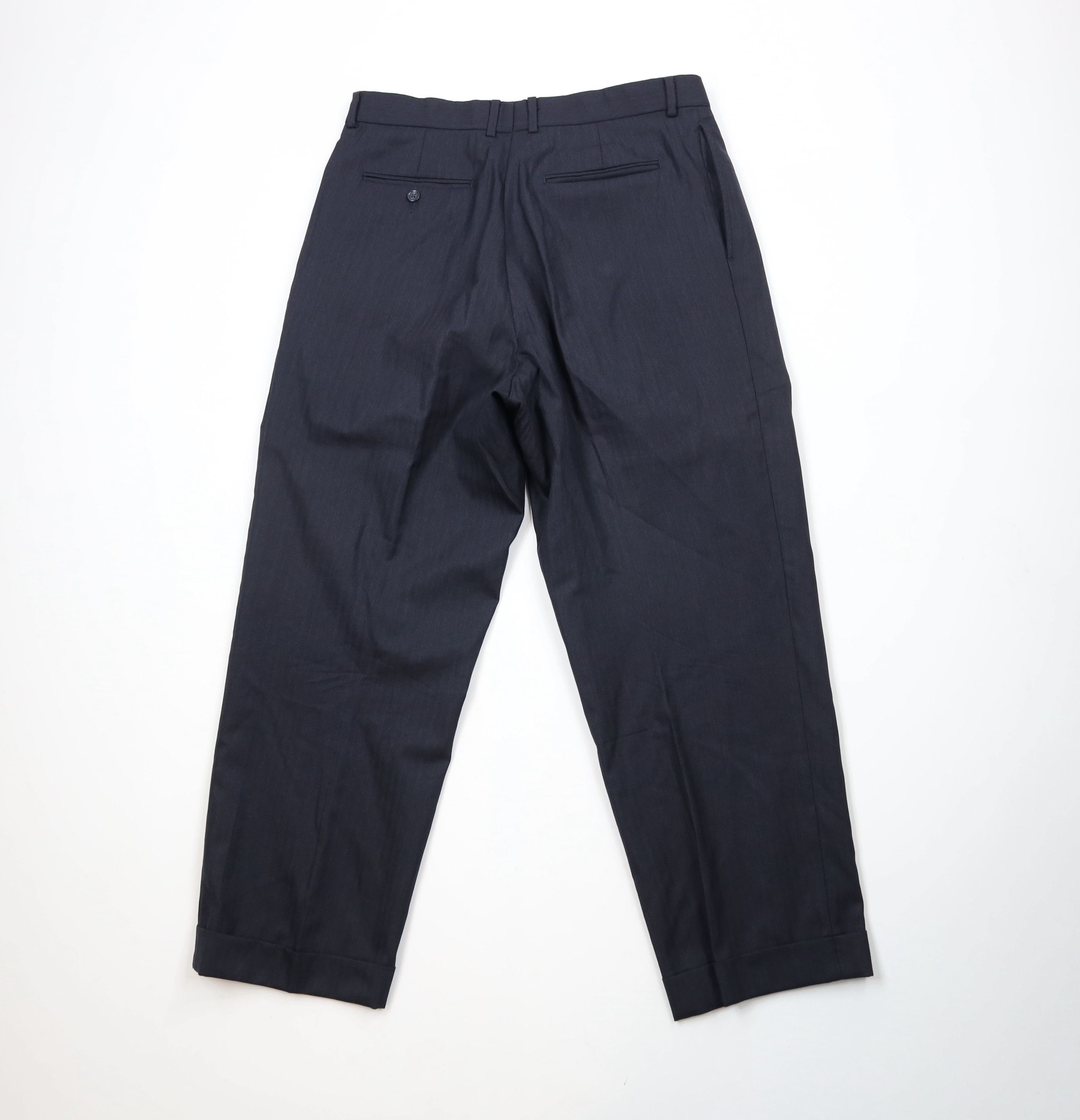 Vintage Vintage 90s Streetwear Herringbone Wide Leg Chino Pants Size US 32 / EU 48 - 9 Thumbnail