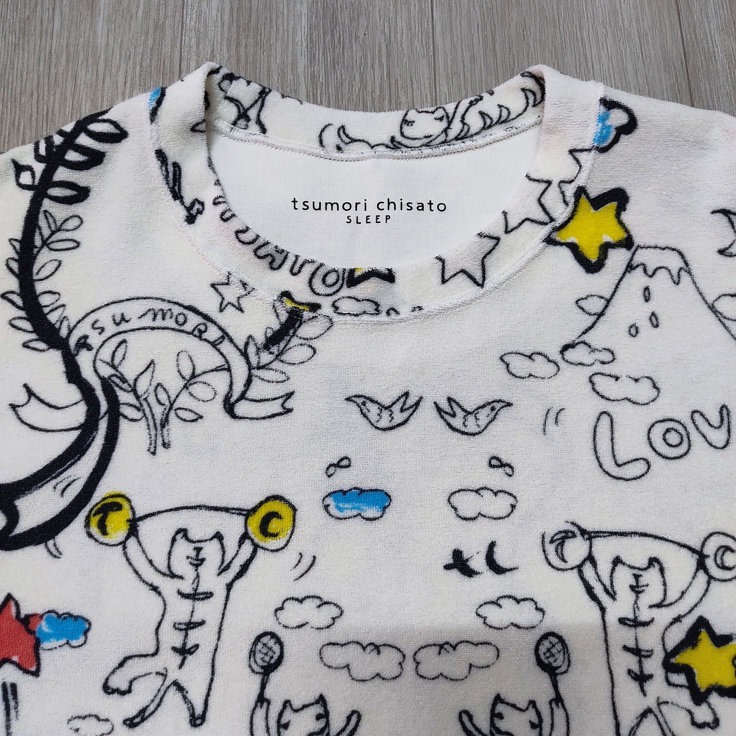 Issey Miyake × Les Artists × Tsumori Chisato TSUMORI CHISATO AOP Sleep Cotton Blend Pile Pyjamas Top Size M / US 6-8 / IT 42-44 - 5 Thumbnail