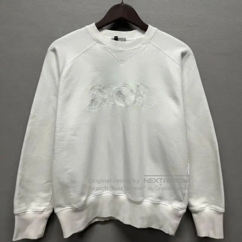 Dior Dior White Women's Sweatshirt Size XL . Size XL / US 12-14 / IT 48-50 - 1 Thumbnail