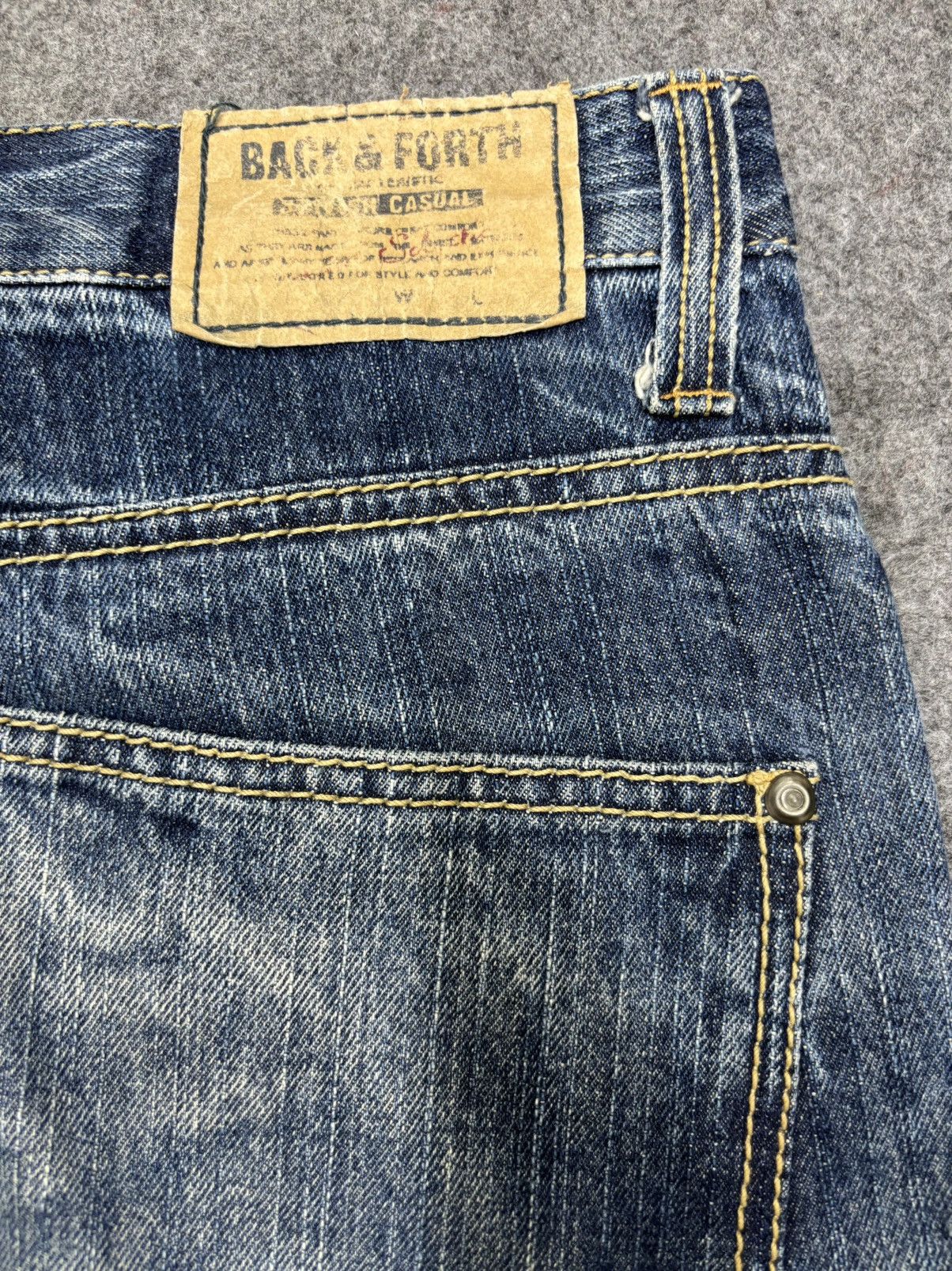Seditionaries 💥Insane💥SorriderexBack&Forth Spiral Distressed Denim F661 Size US 33 - 19 Thumbnail