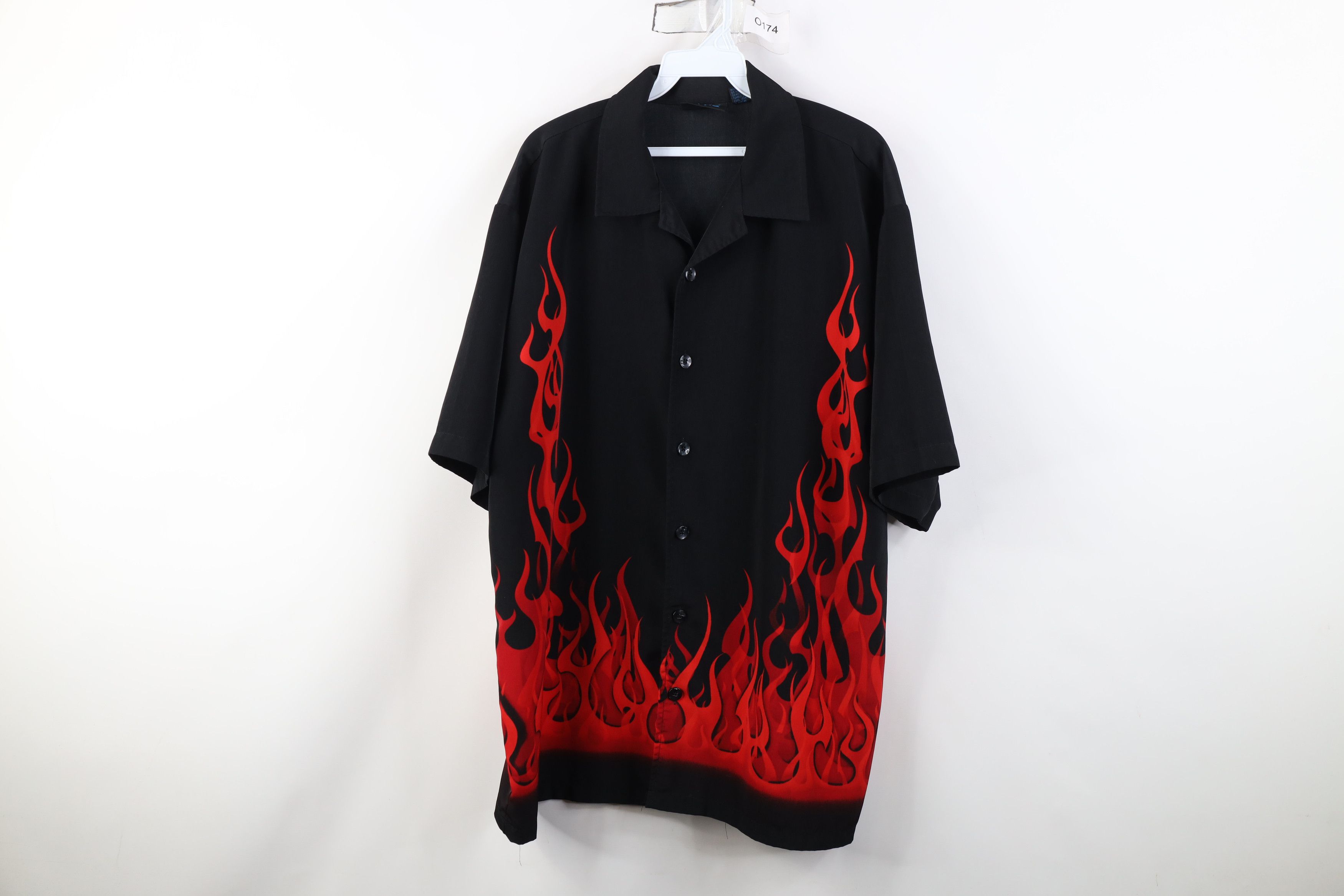 Vintage Vintage 90s Y2K Streetwear Casino Poker Button Shirt Size US L / EU 52-54 / 3 - 1 Thumbnail