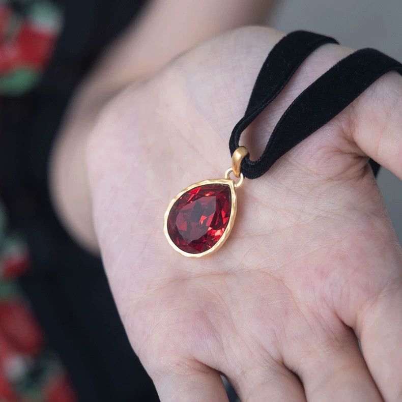 Kenzo KENZO Ruby velvet strap necklace vintage Size ONE SIZE - 4 Thumbnail