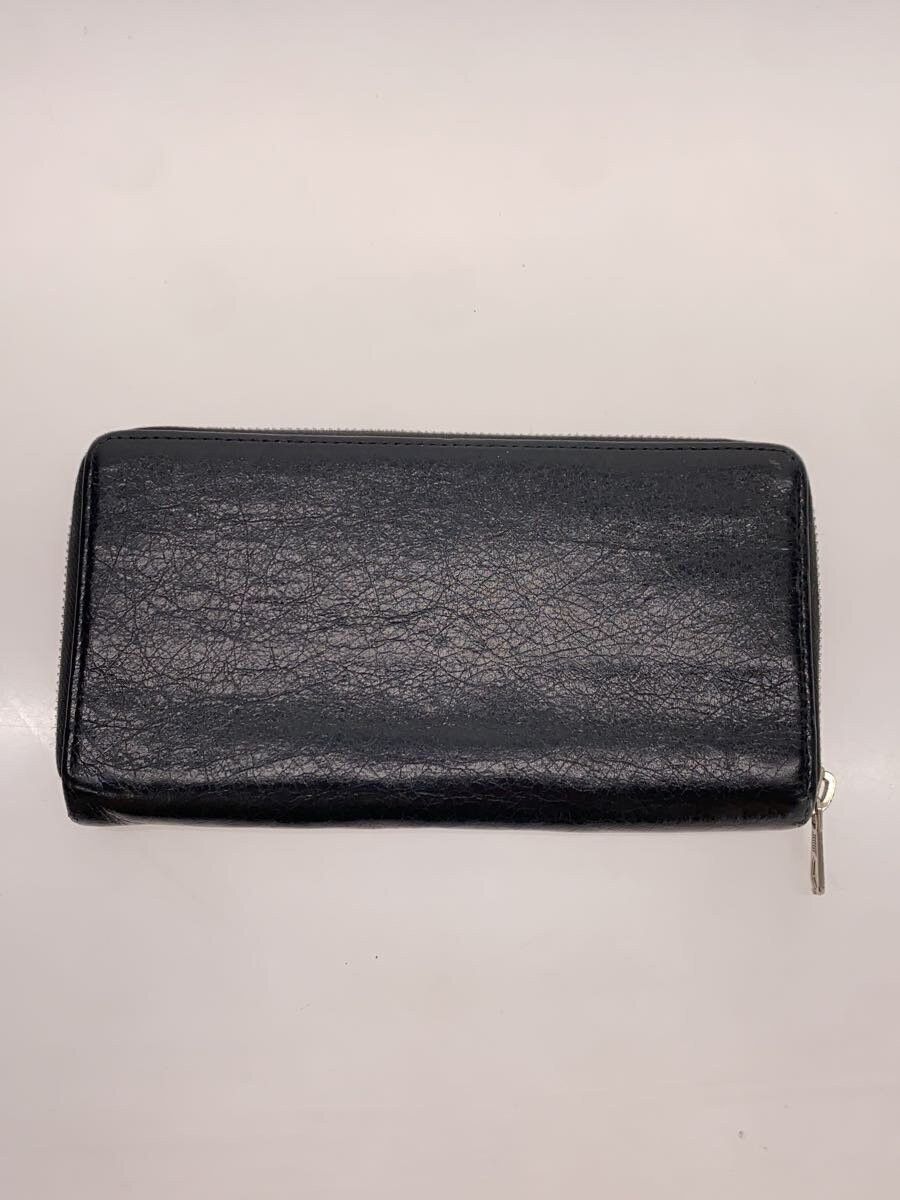 Balenciaga Balenciaga Leather Long Wallet Black Size ONE SIZE - 2 Thumbnail