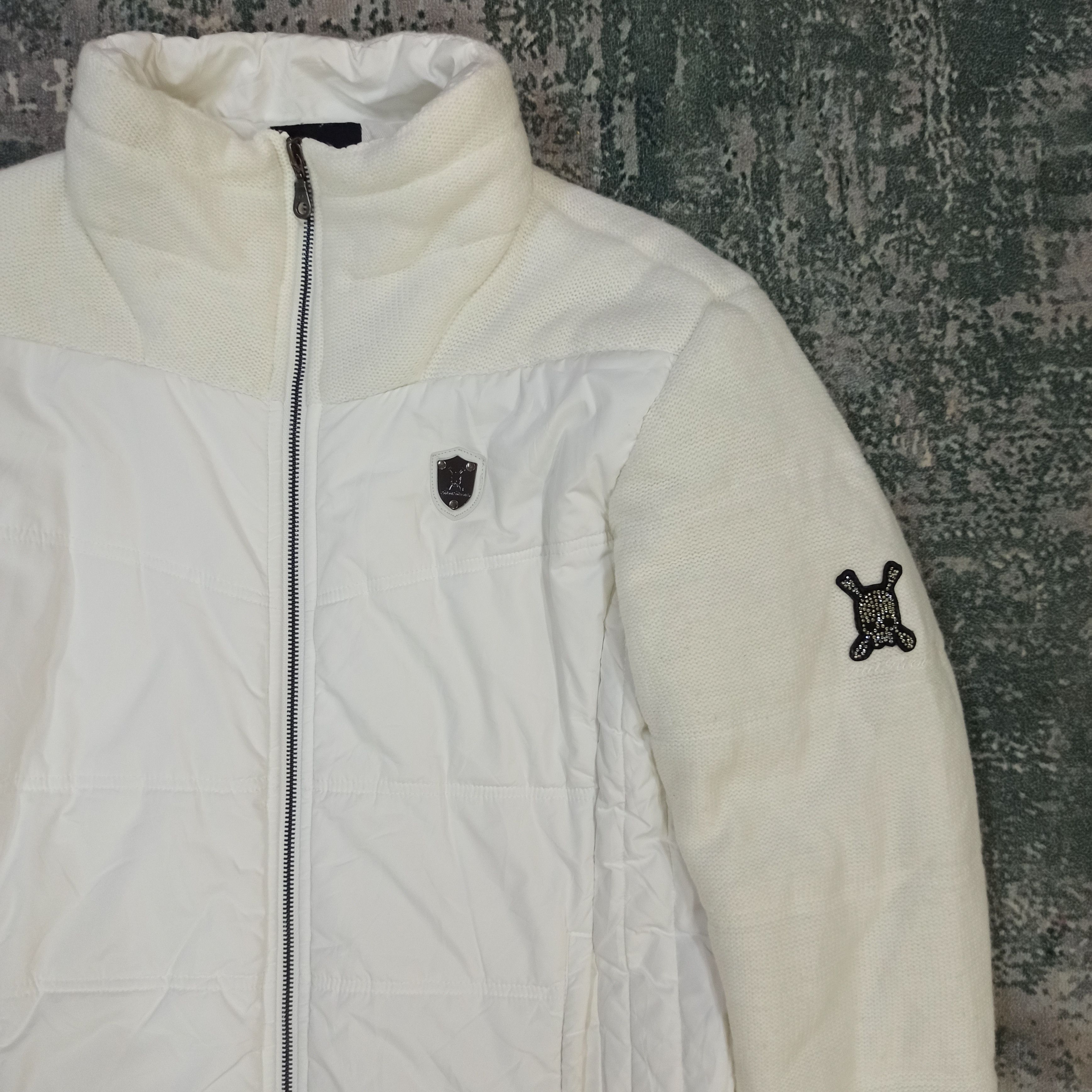 Roen Rat Roen Padded Down Jacket Full White Size US L / EU 52-54 / 3 - 2 Thumbnail