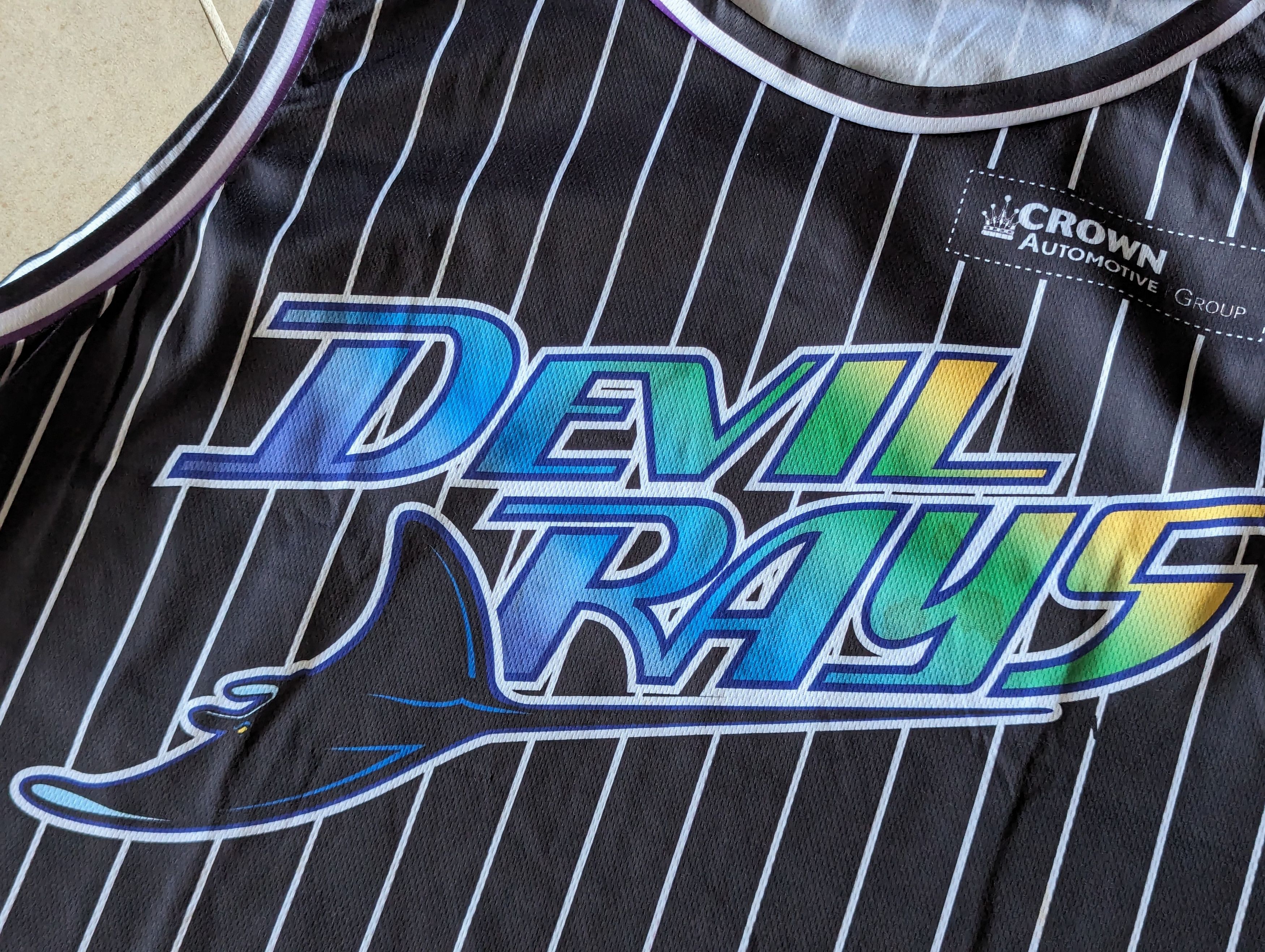 MLB × NBA MLB tank top jersey devil rays brett Phillips 35 Size US XL / EU 56 / 4 - 3 Thumbnail