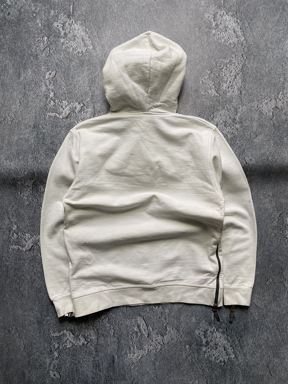20471120 × Japanese Brand Strito Distorded Logo Diagonal Full Zip Hoodie Jnco Vibe Size US M / EU 48-50 / 2 - 8 Thumbnail