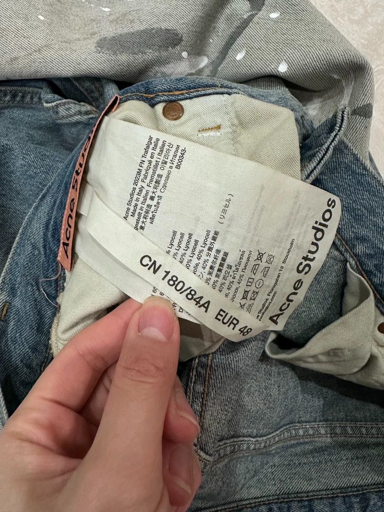 Acne Studios acne studiosSplash-ink jeans 2503-Nextarrow Size US 32 / EU 48 - 4 Thumbnail