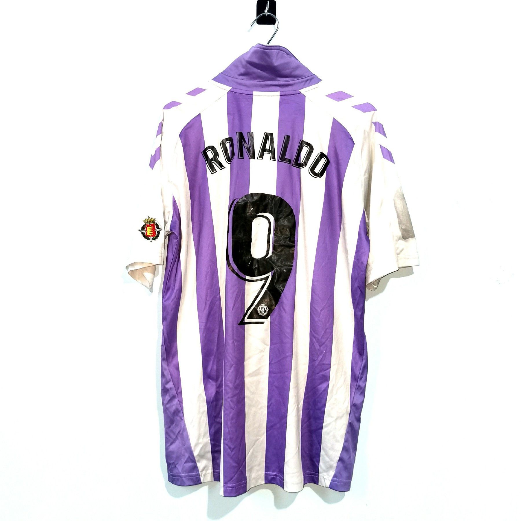 Hummel REAL VALLADOLID SPAIN HOME SHIRT (9) RONALDO Size US L / EU 52-54 / 3 - 1 Thumbnail