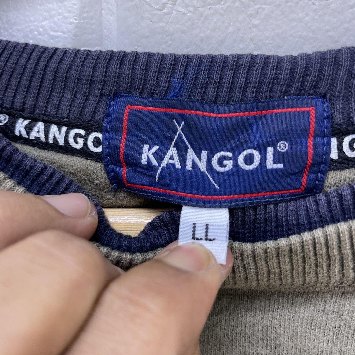 Kangol 💥Vintage Kangol Big Logo Embroidered Logo Crewneck Size US M / EU 48-50 / 2 - 11 Thumbnail