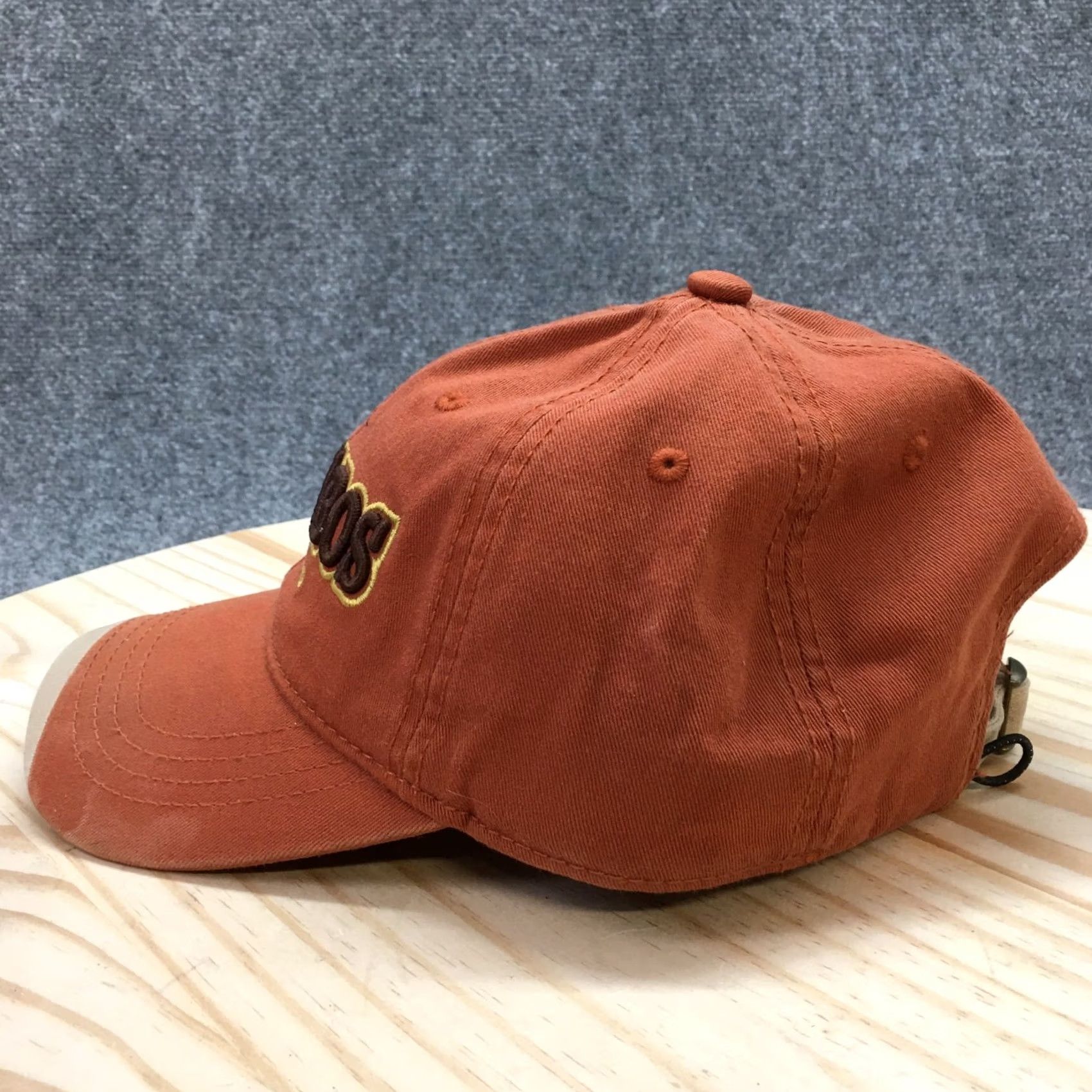 Vintage Explosion Los Cabos Baseball Hat Men Orange OS Curved Brim Embroidered Logo Size ONE SIZE - 7 Thumbnail