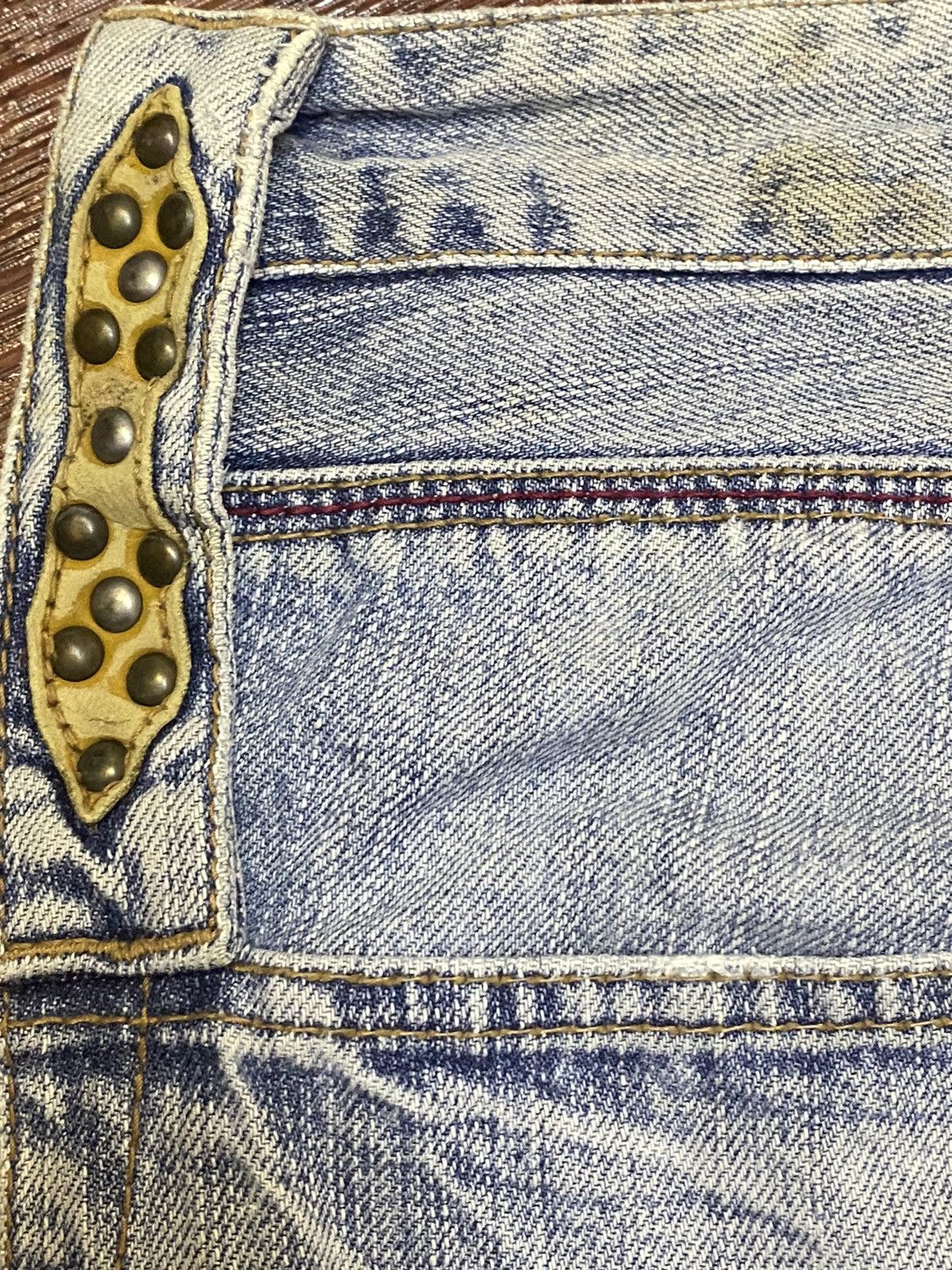 Engineered Garments × Red Wing Vintage Red Wing Faded Wash Punk Style Jeans Size US 32 / EU 48 - 13 Thumbnail