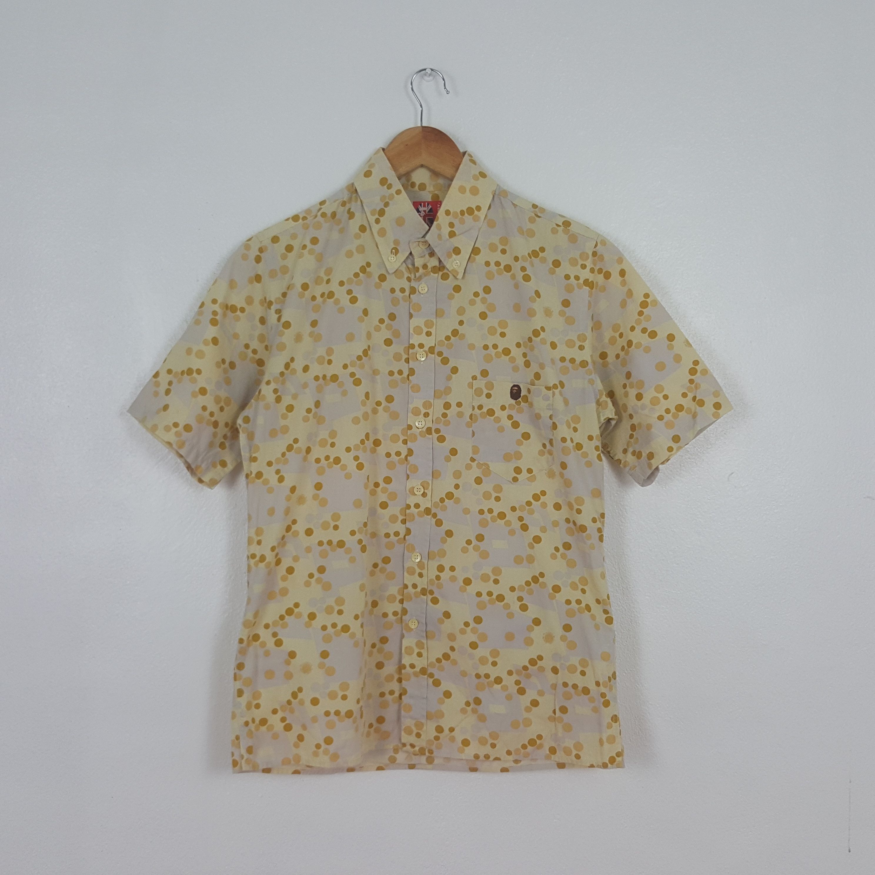 Bape Vintage A Bathing Ape Button Up Polkadot Shirt C312N69 Size US S / EU 44-46 / 1 - 1 Thumbnail