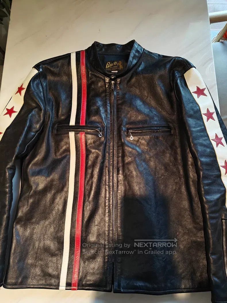 Buco Buco J-100 Horseskin Stand Collar Jacket Size US XXL / EU 58 / 5 - 5 Thumbnail