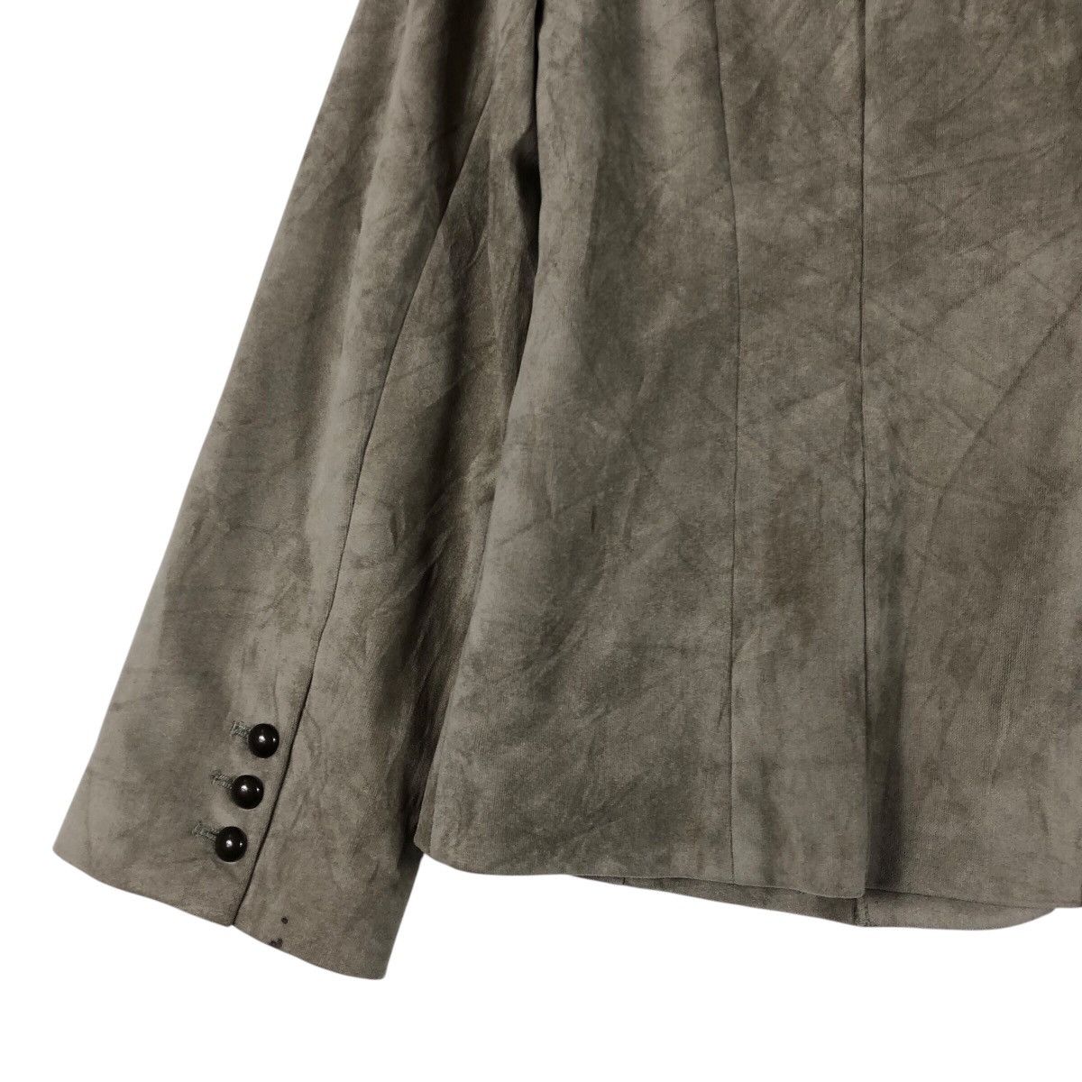 Longchamp LONGCHAMP Suede Blazer Jacket Size US L / EU 52-54 / 3 - 7 Thumbnail