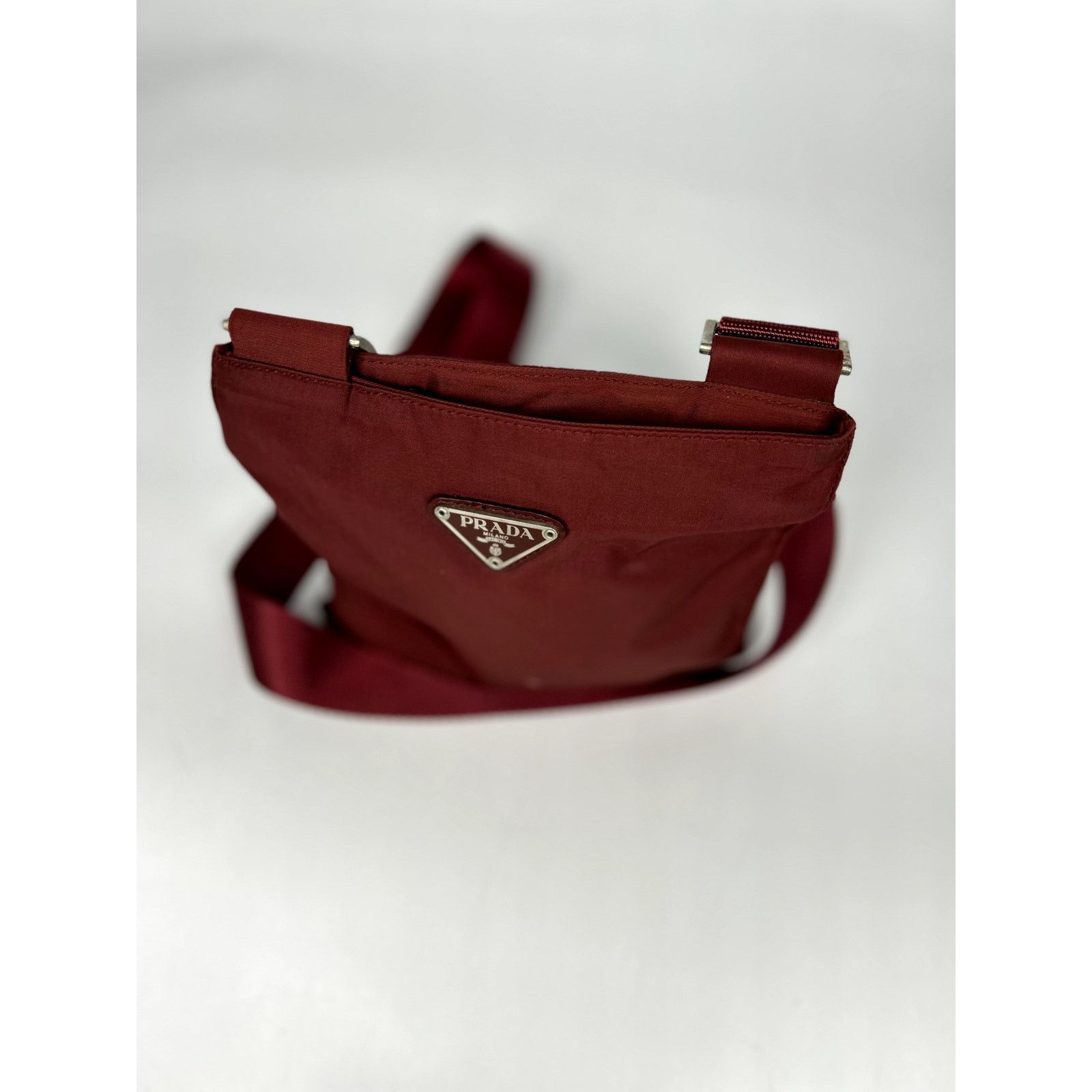 Prada Prada Nylon Red Crossbody Bag Size ONE SIZE - 5 Thumbnail