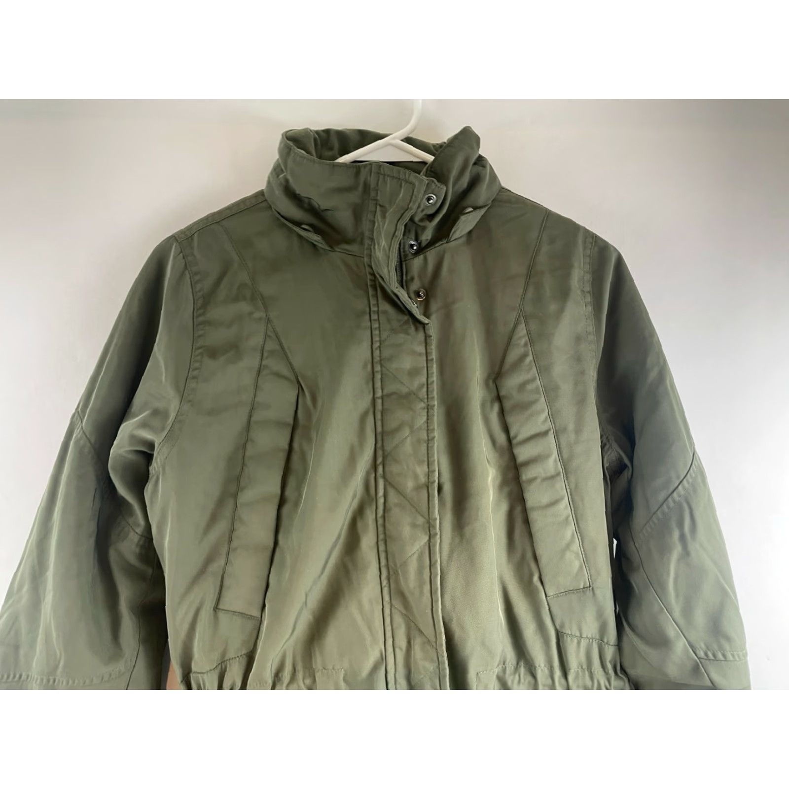 Vintage A New Day Jacket Women’s Small Military Green Warm Winter Water Resistant Puffer Jacket Outdoor Travel Breathable Long Coat Womens Size S / US 4 / IT 40 - 3 Thumbnail