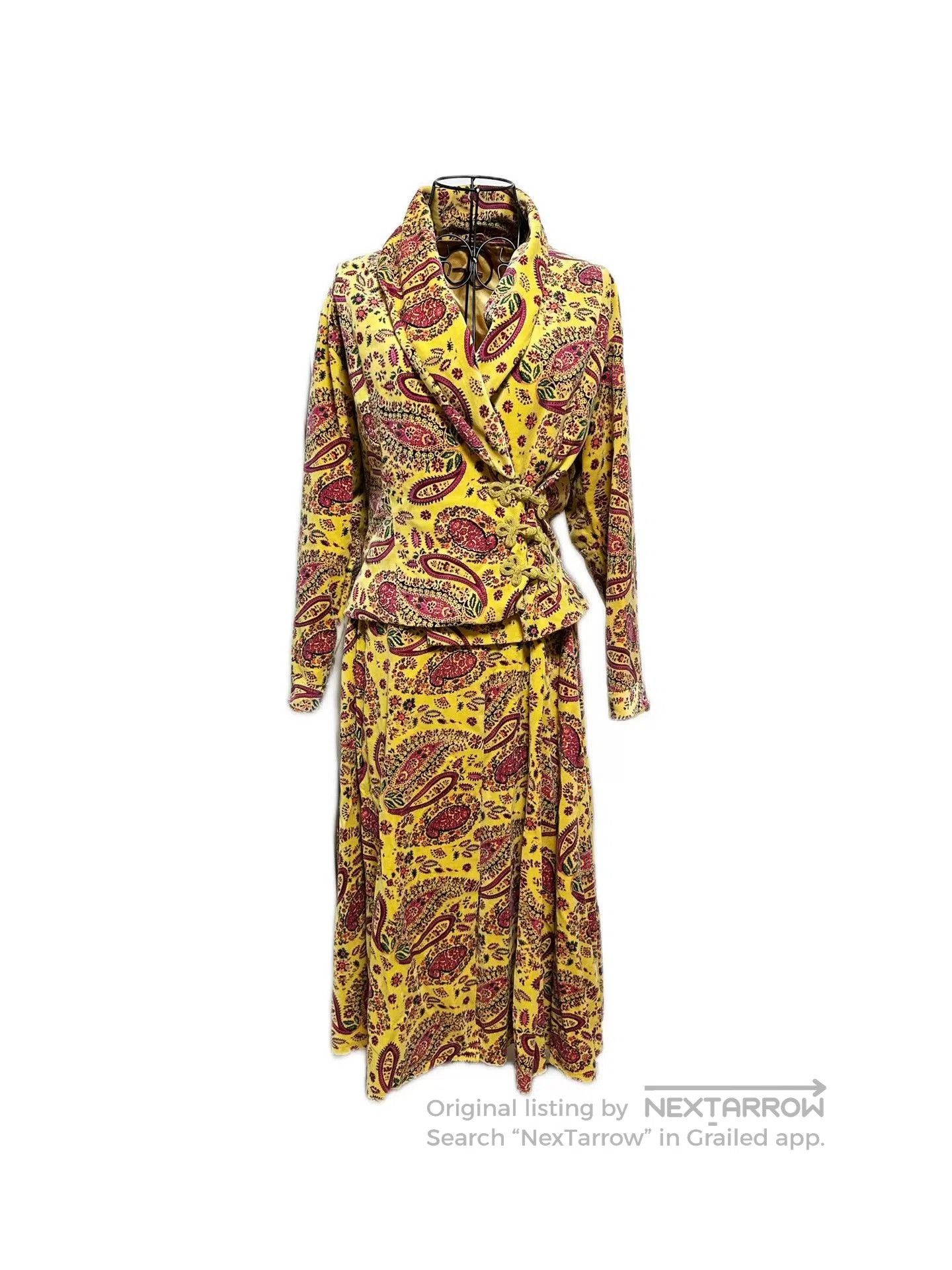 Kenzo Kenzo Vintage Velvet Paisley Suit. Size M / US 6-8 / IT 42-44 - 1 Thumbnail