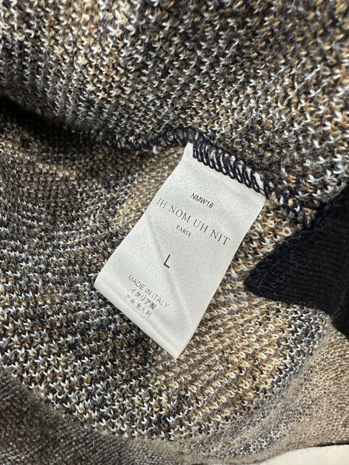 Ih Nom Uh Nit Oversized Jacquard Flannel Shirt Size US L / EU 52-54 / 3 - 7 Thumbnail