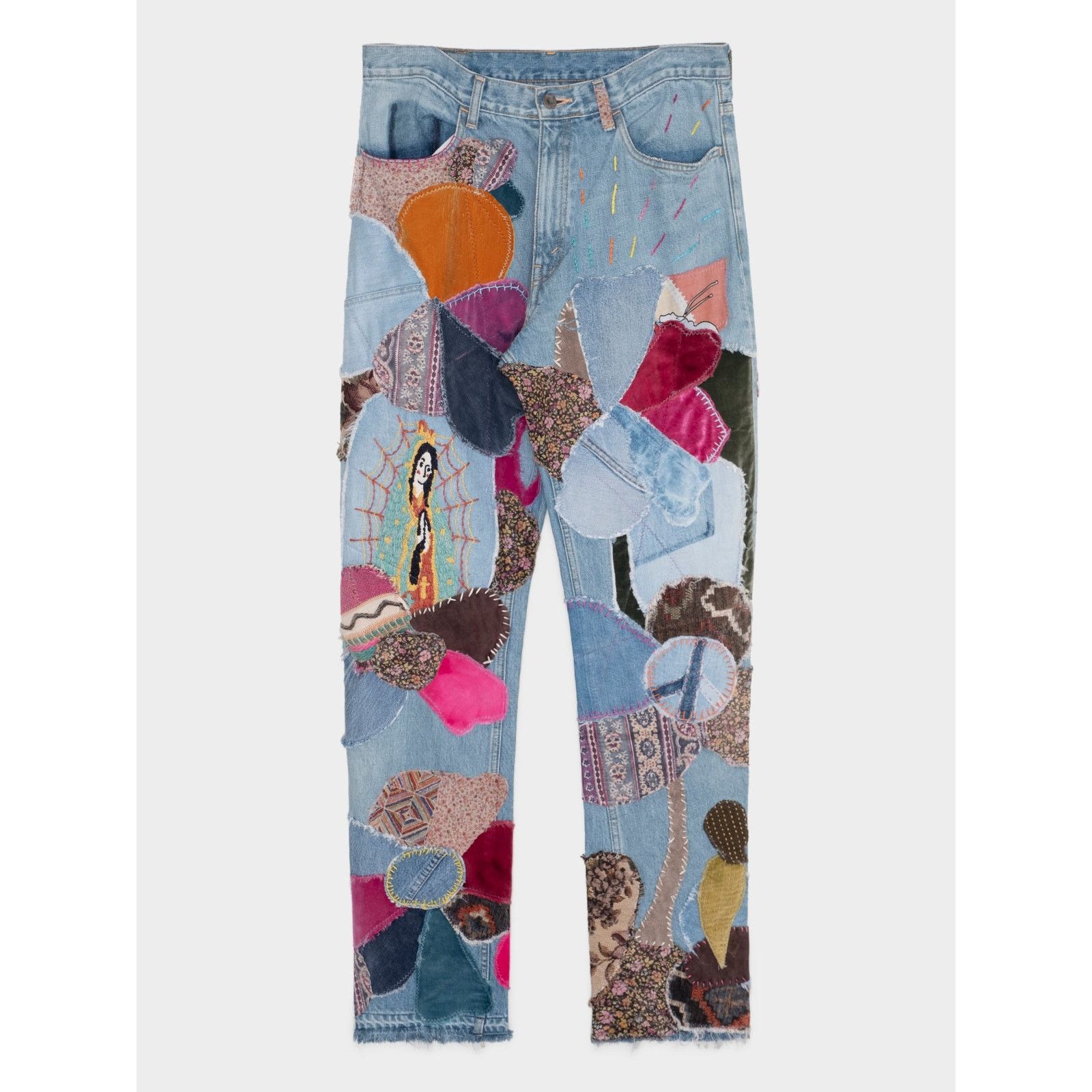 Pre-owned Kapital 14oz Crazy Okabilly El Paso Denim In Blue