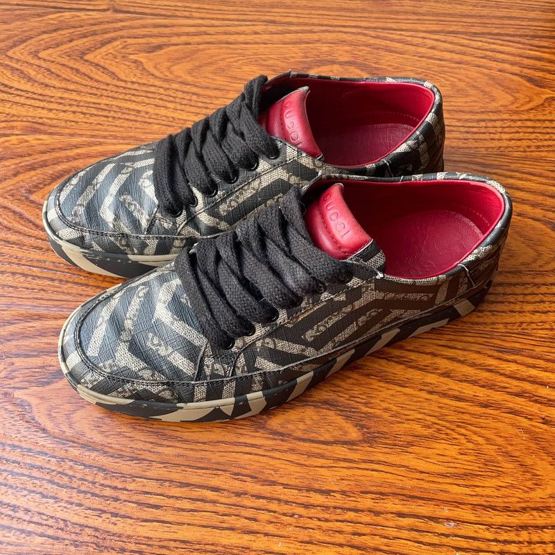 Gucci Gucci GG Supreme Low-Top Fashion Sneakers 0079 Size US 7.5 / EU 40-41 - 1 Thumbnail