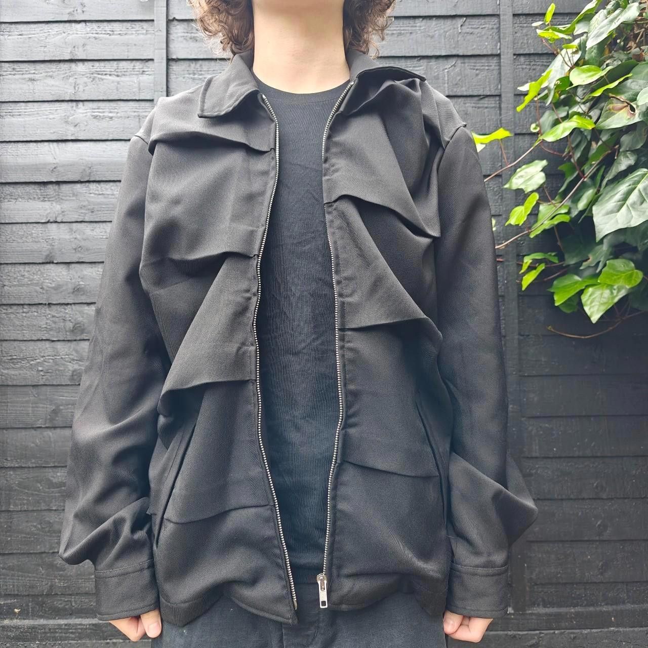 Other Japanese Black Pleated Jacket Size US M / EU 48-50 / 2 - 2 Thumbnail